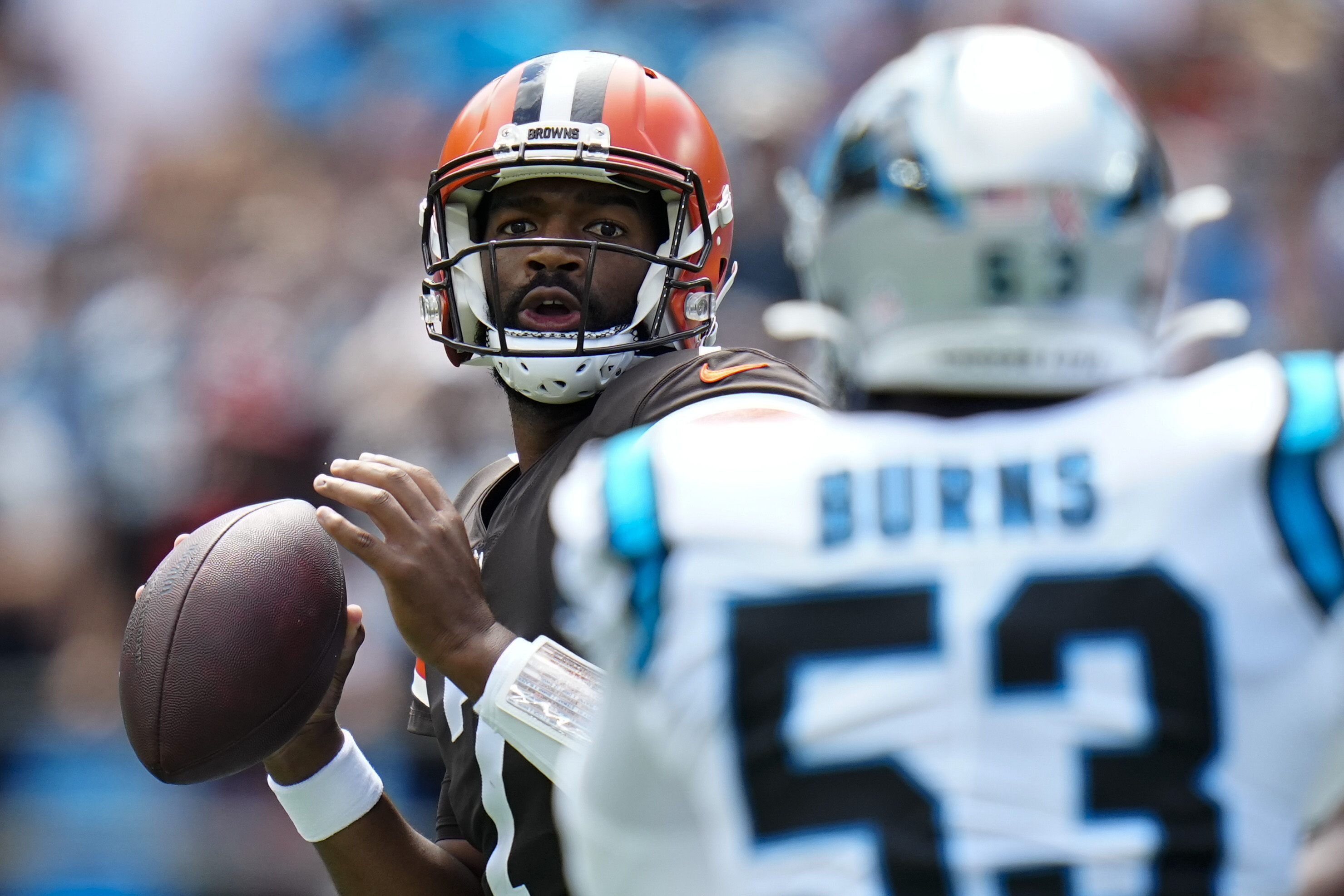 Grade Jacoby Brissett's performance against the Panthers in Browns' 1st game  (poll) 