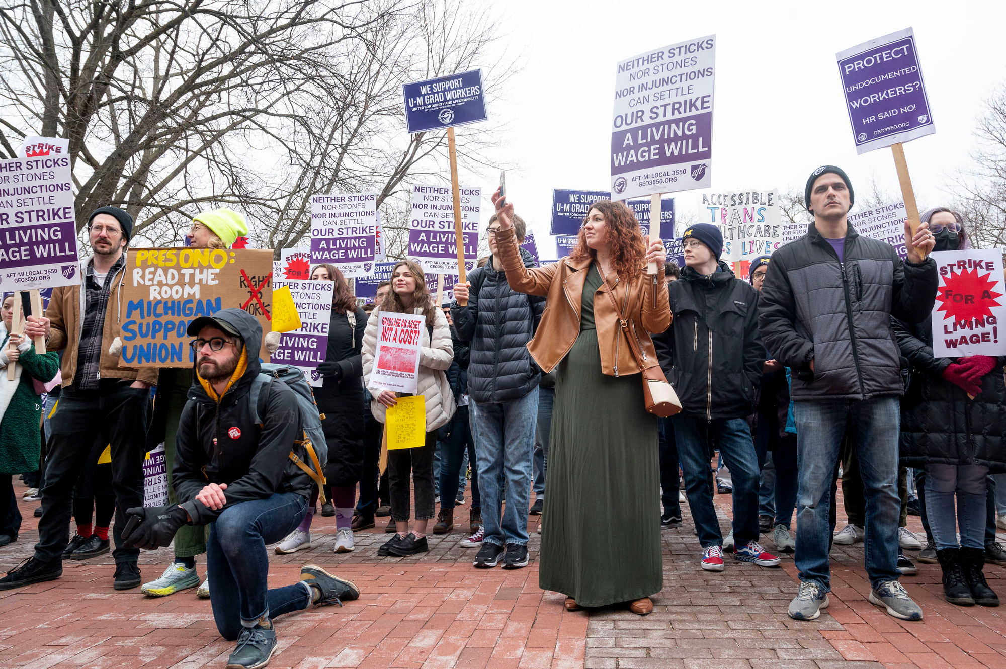 Graduate Employees Organization Begins Strike On University Of Michigan ...