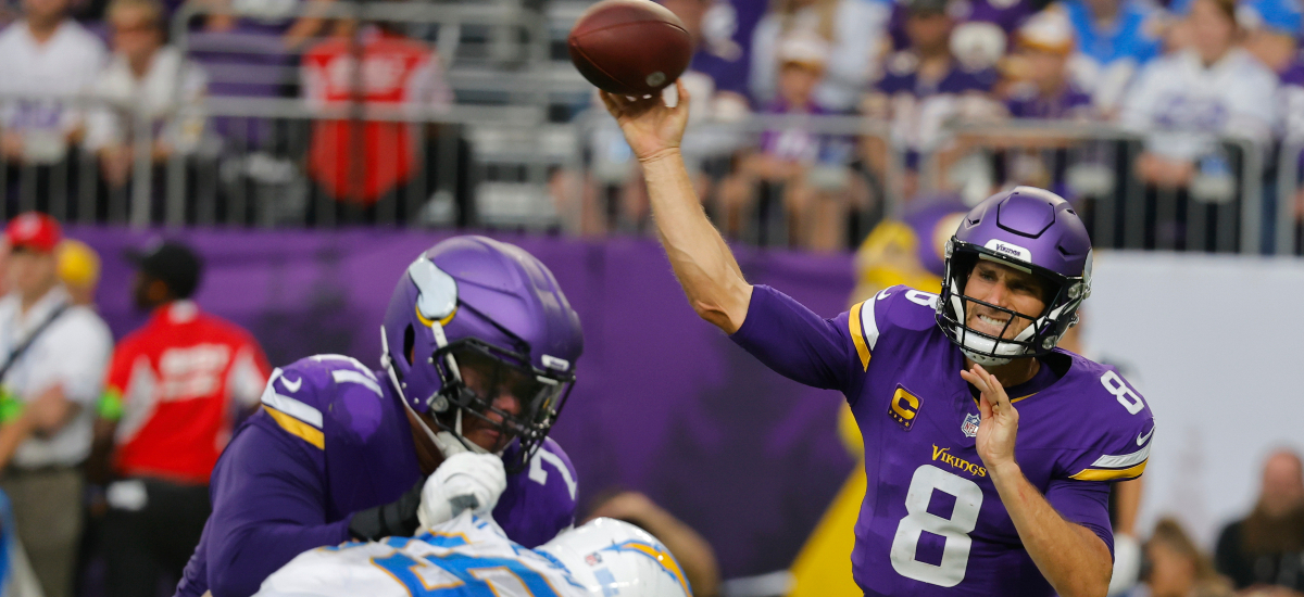 Week 4 NFL Player Props: Kirk Cousins Odds vs. the Panthers 