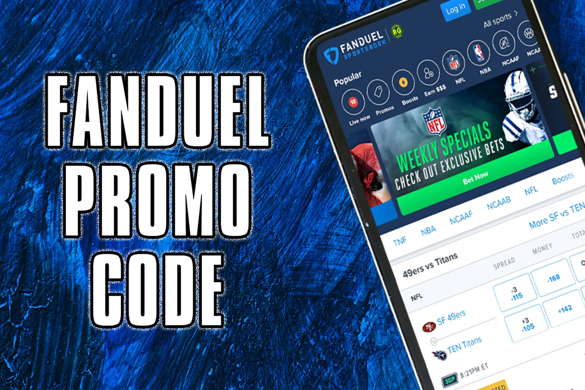 FanDuel Promo Code: Thanksgiving Special, Bet $5, Get $150 CASH