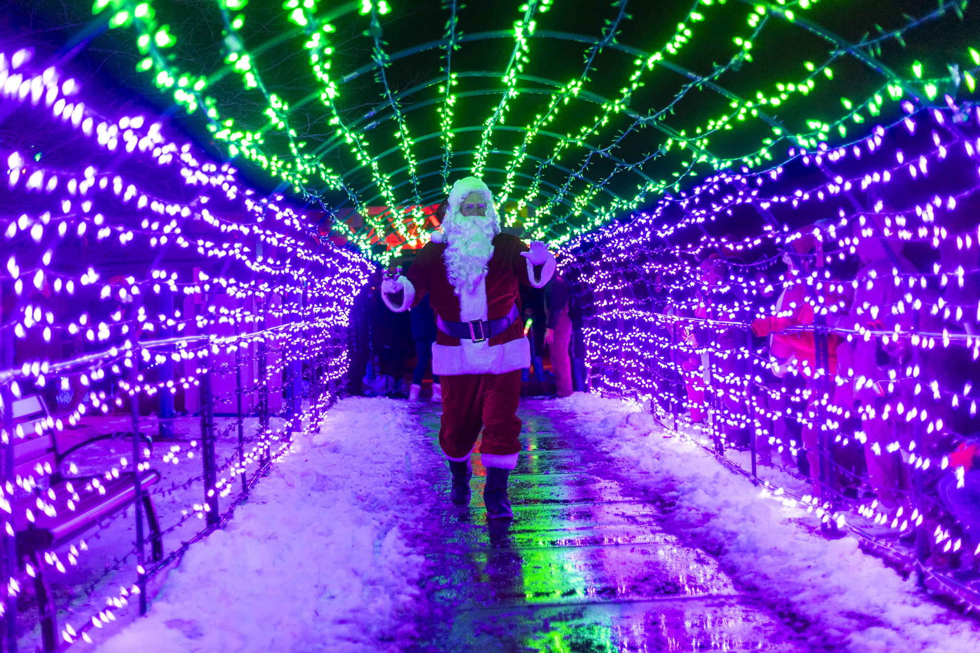 ★イルミネーション★ チューブライト　エントツサンタ Sixth Annual Tree Lighting - mlive.com