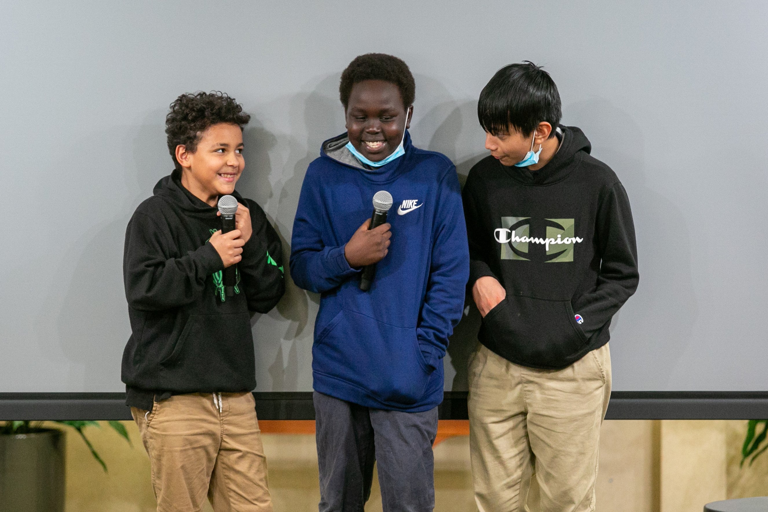 Potter’s House students perform talent show for Covenant Living penpals