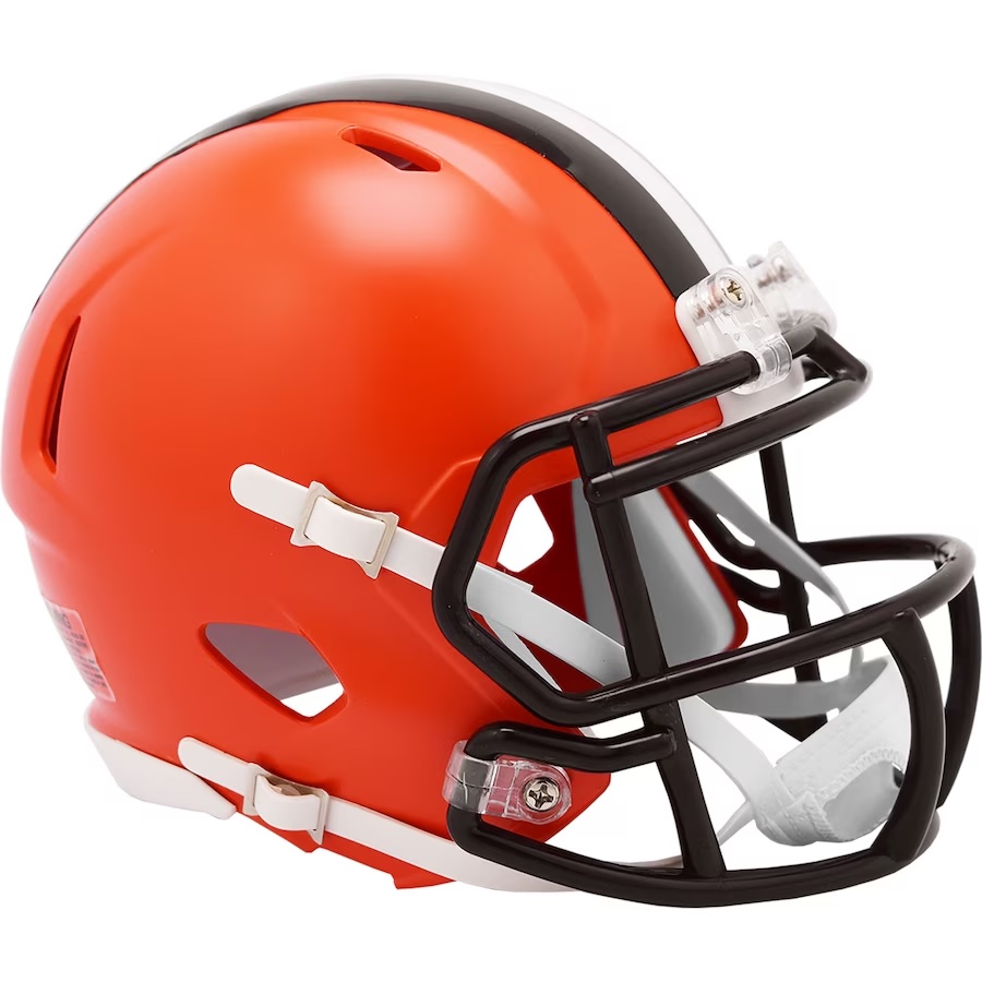 Cleveland Browns CUSTOM Orange DAWG Pound Mini Football Helmet