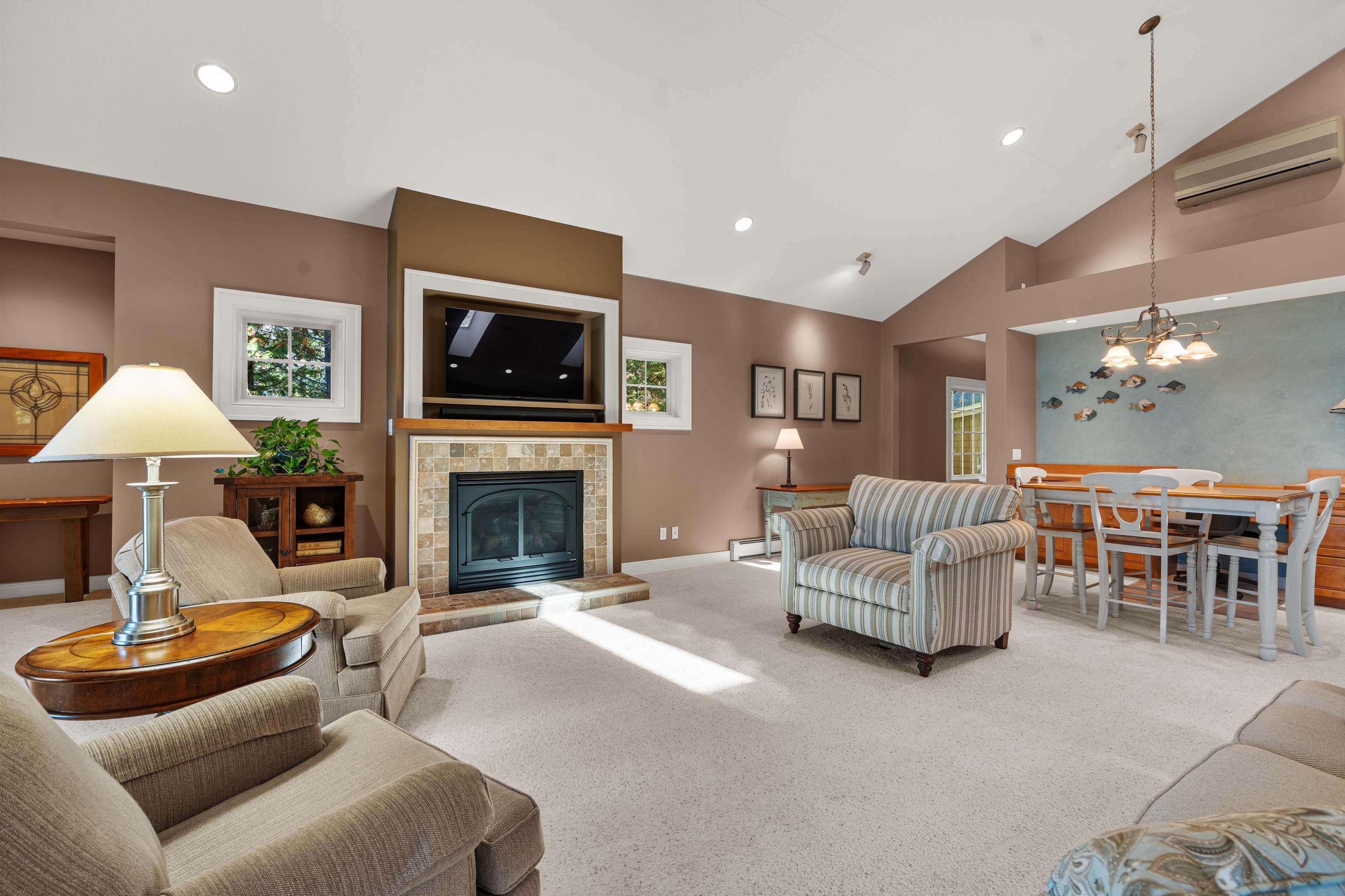 Interior photographs of 4093 Lake Shore Drive in Charlevoix, this gem is listed at $2,099,900 through Berkshire Hathaway HomeServices Michigan Real Estate – Traverse City and The Crane Group with associate broker Johnny Crane and his brother, co-listing agent Matt Crane.