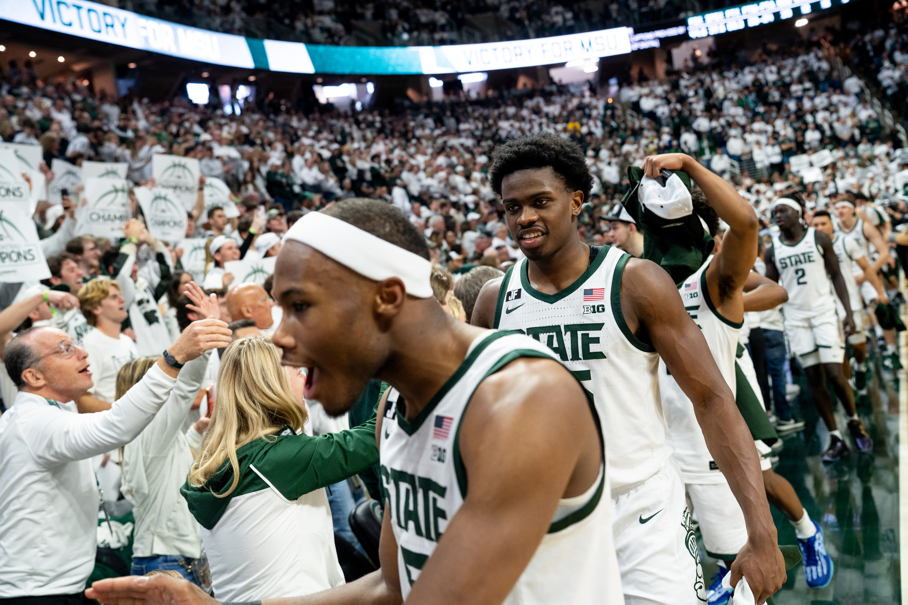 Michigan State celebrates outright regular season Big Ten title - mlive.com