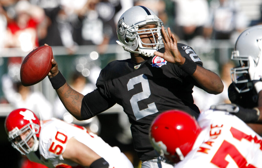 JaMarcus Russell talked about his NFL career. (via The Pivot