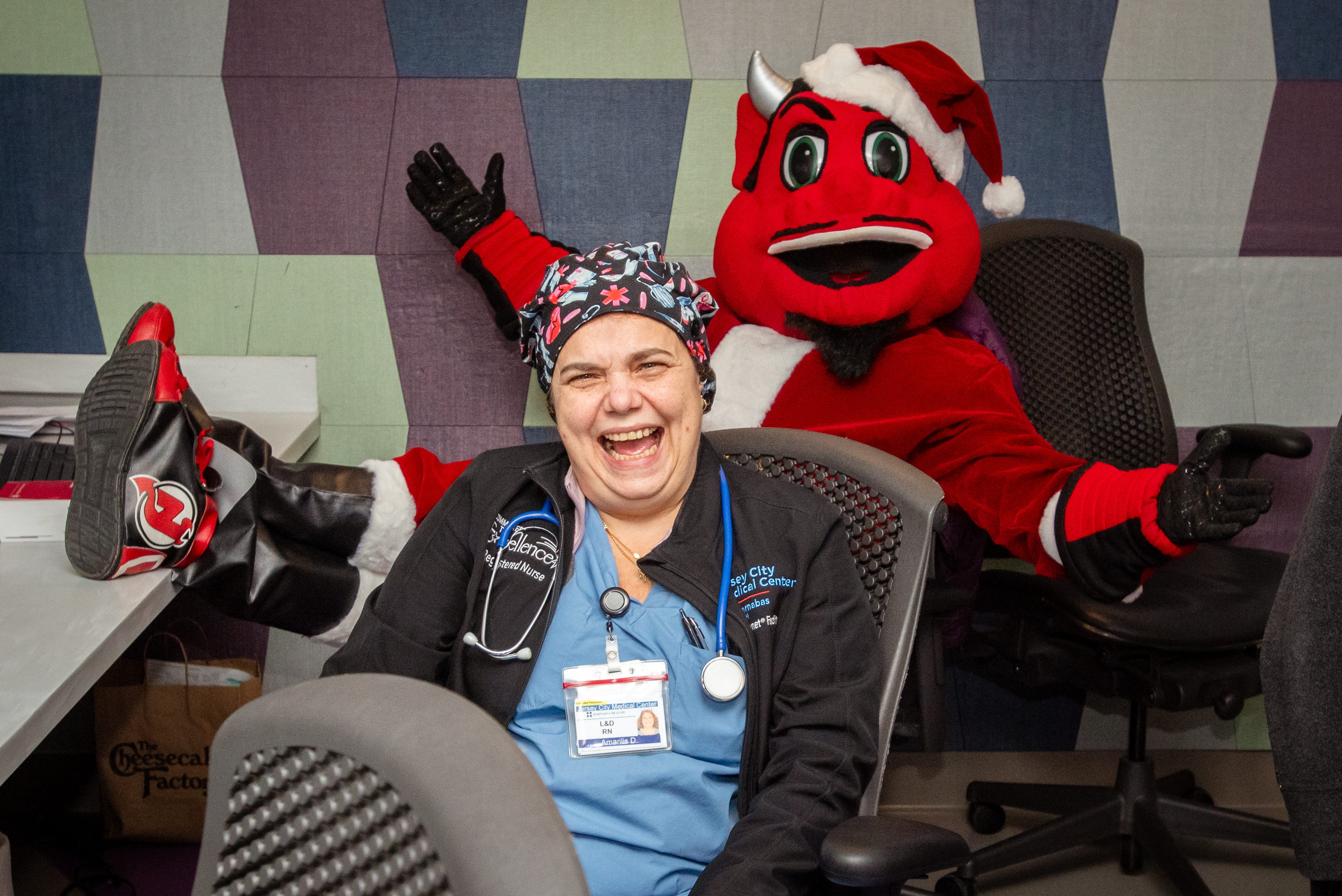 NJ Devils visit RWJBarnabas Health-JCMC - nj.com