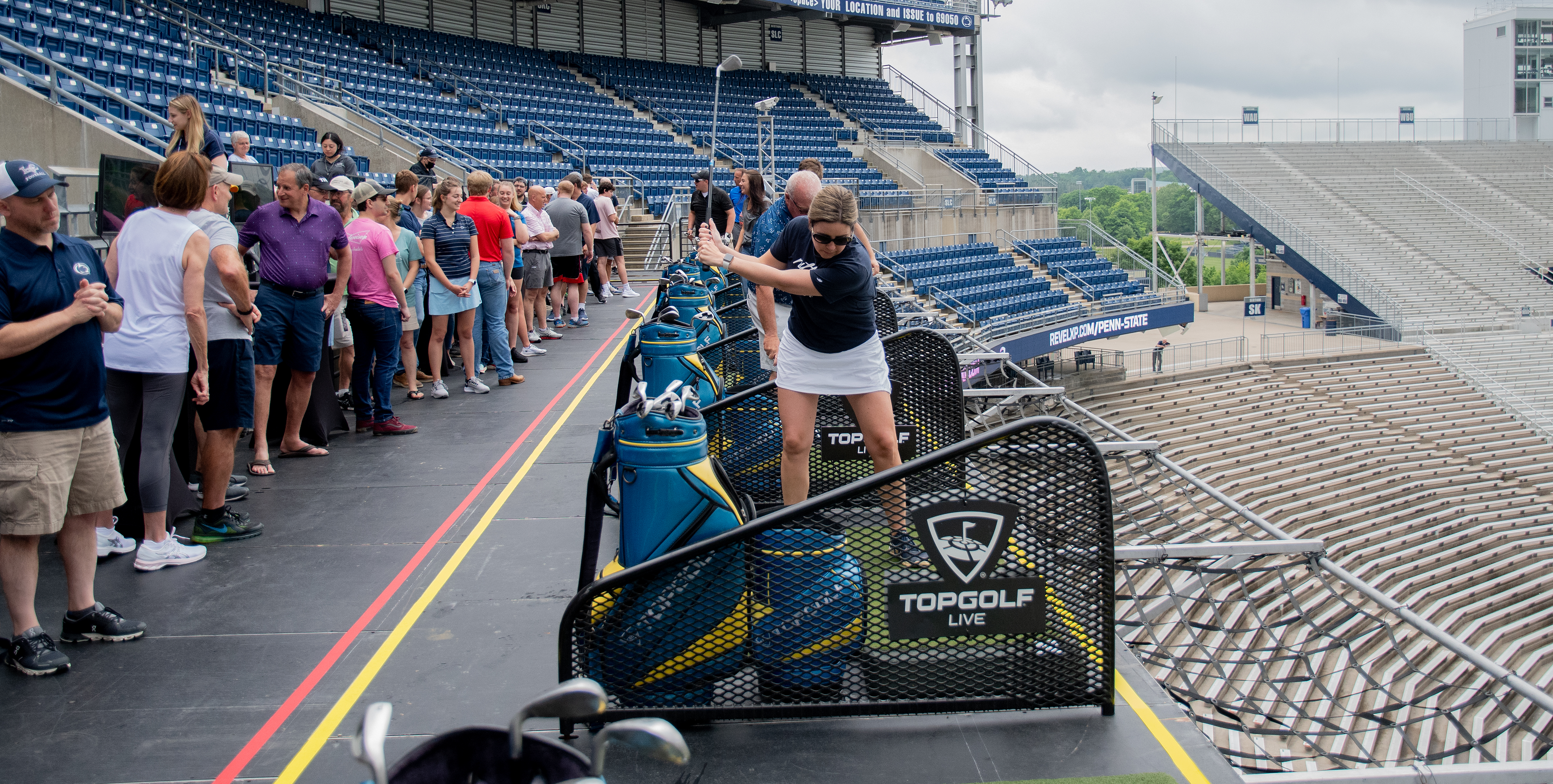 Topgolf Live Stadium Tour at Great American Ball Park this weekend