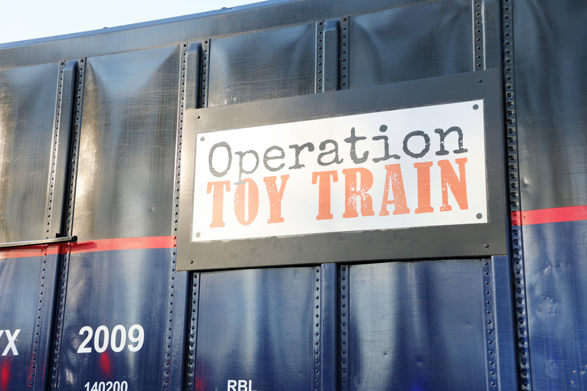 Operation Toy Train Stops Into