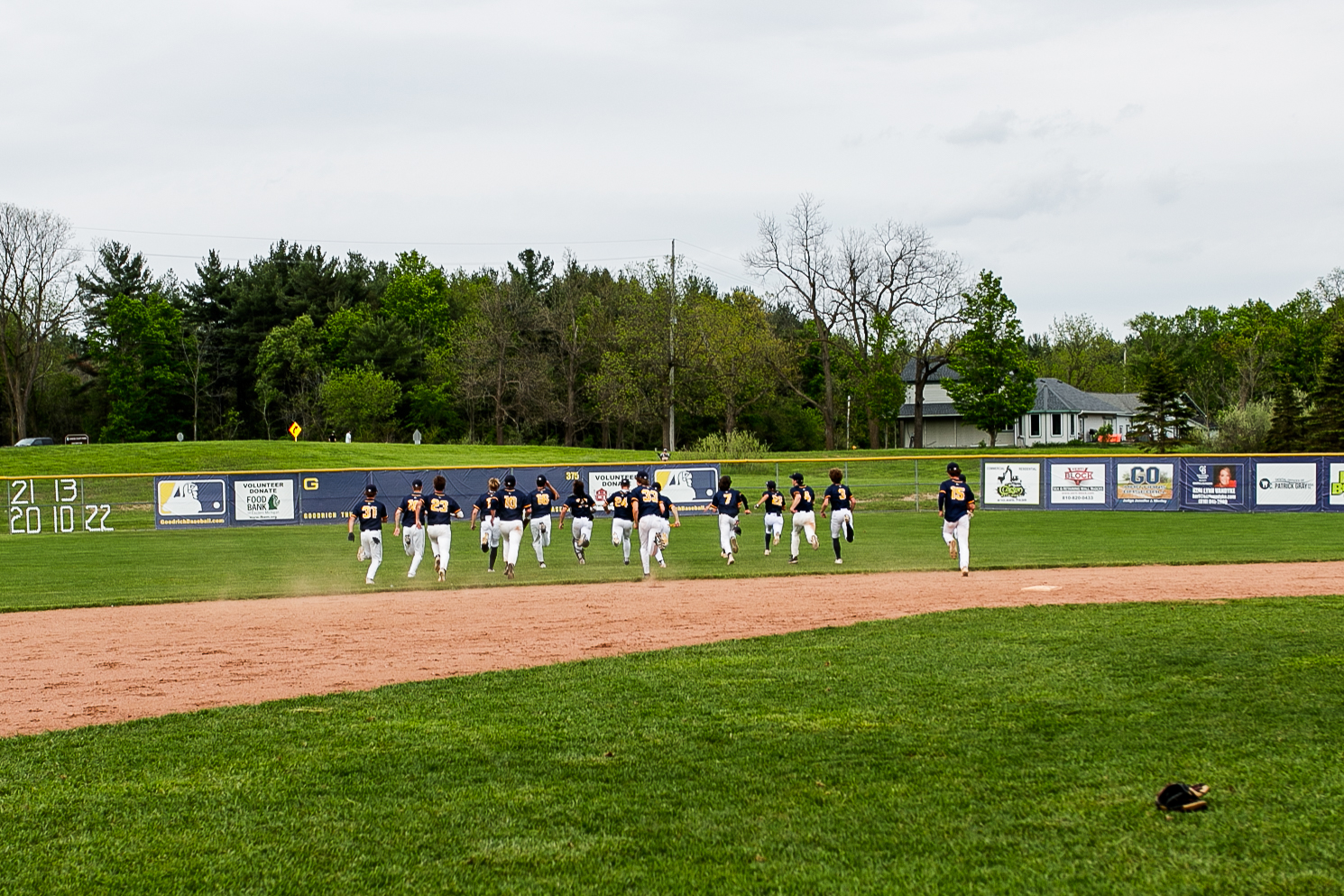 Goodrich defeats Flushing 30 in the varsity baseball Metro League