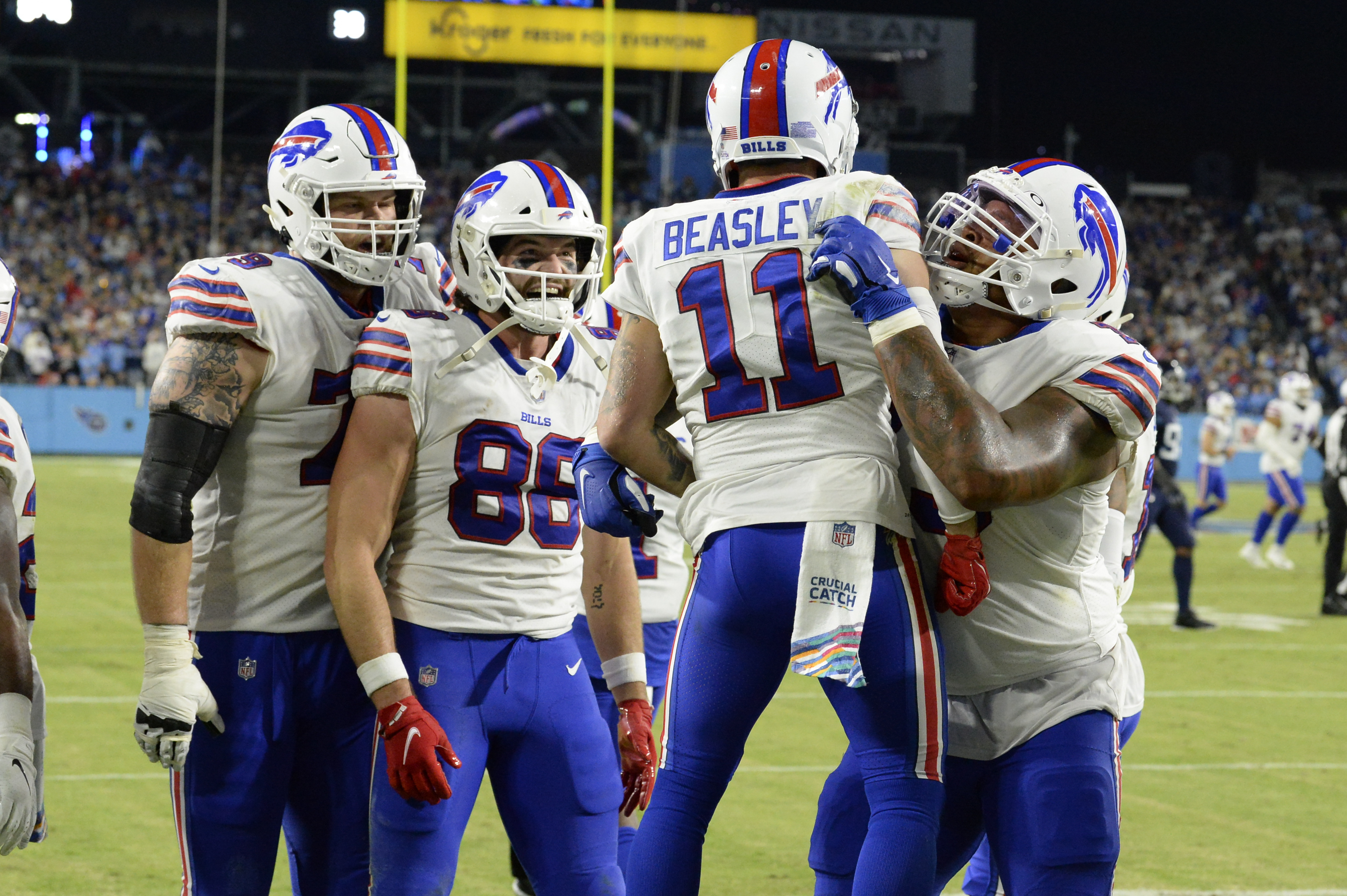 Bills' Dawson Knox broke bone in his hand in loss to Titans (report) 