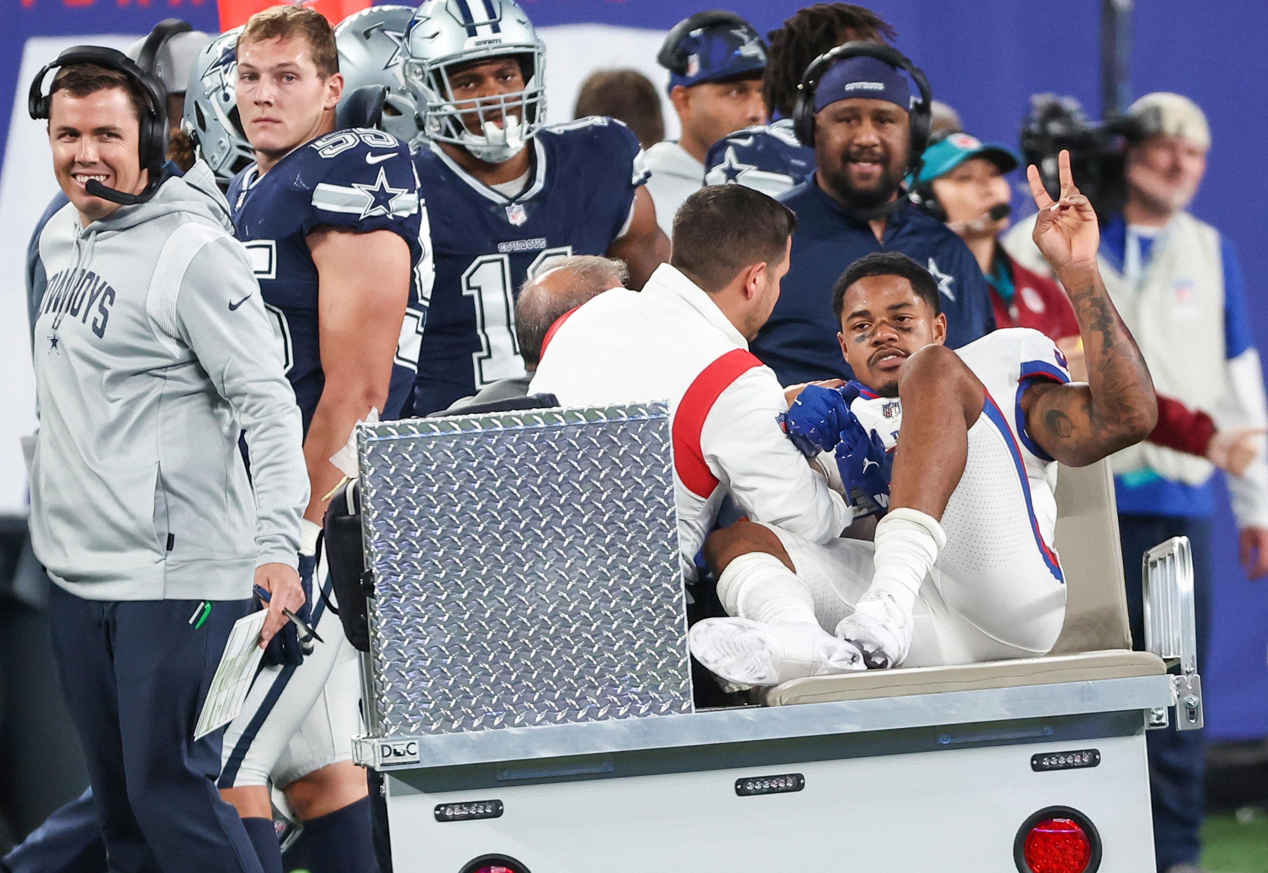 New York Giants game live vs. Dallas Cowboys: Sterling Shepard injury