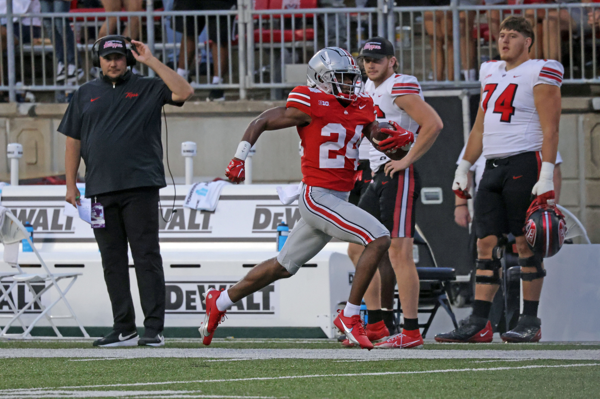 Sparked by Hancock's 93-yard pick 6, No. 3 Ohio State rallies from