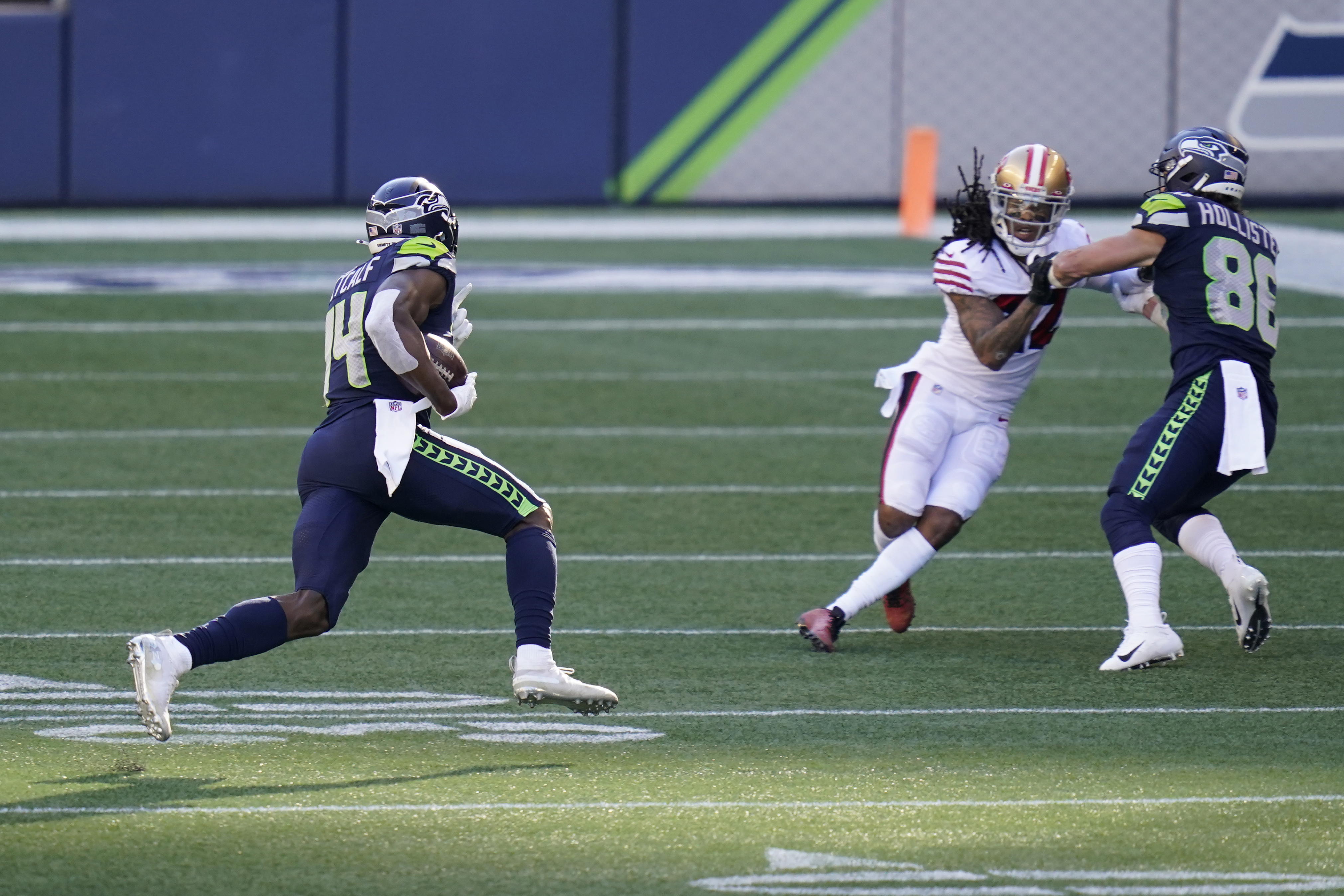 49ers vs. Seahawks score: Jerick McKinnon TD makes it 30-14