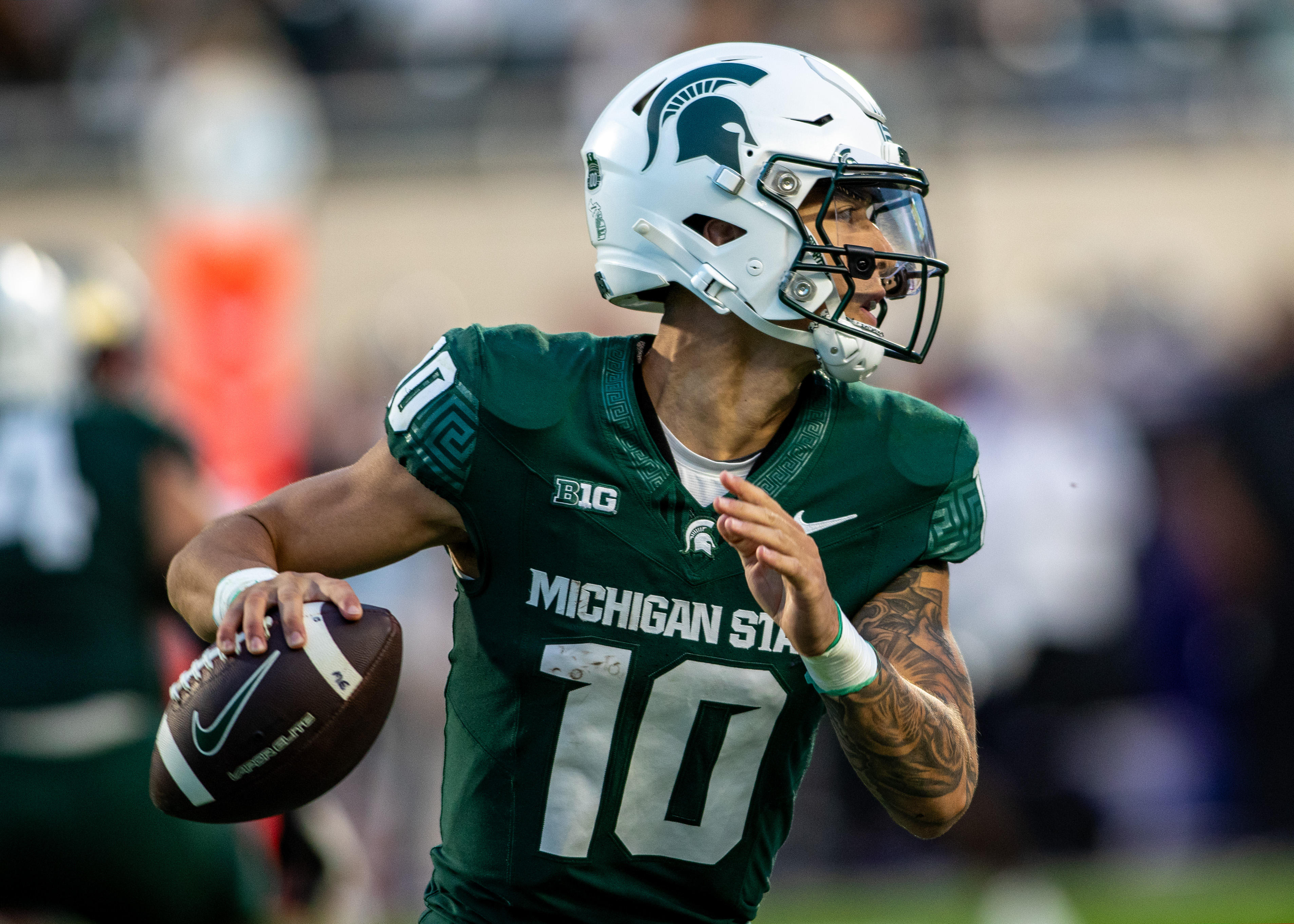 Michigan State football to stick with Noah Kim at quarterback