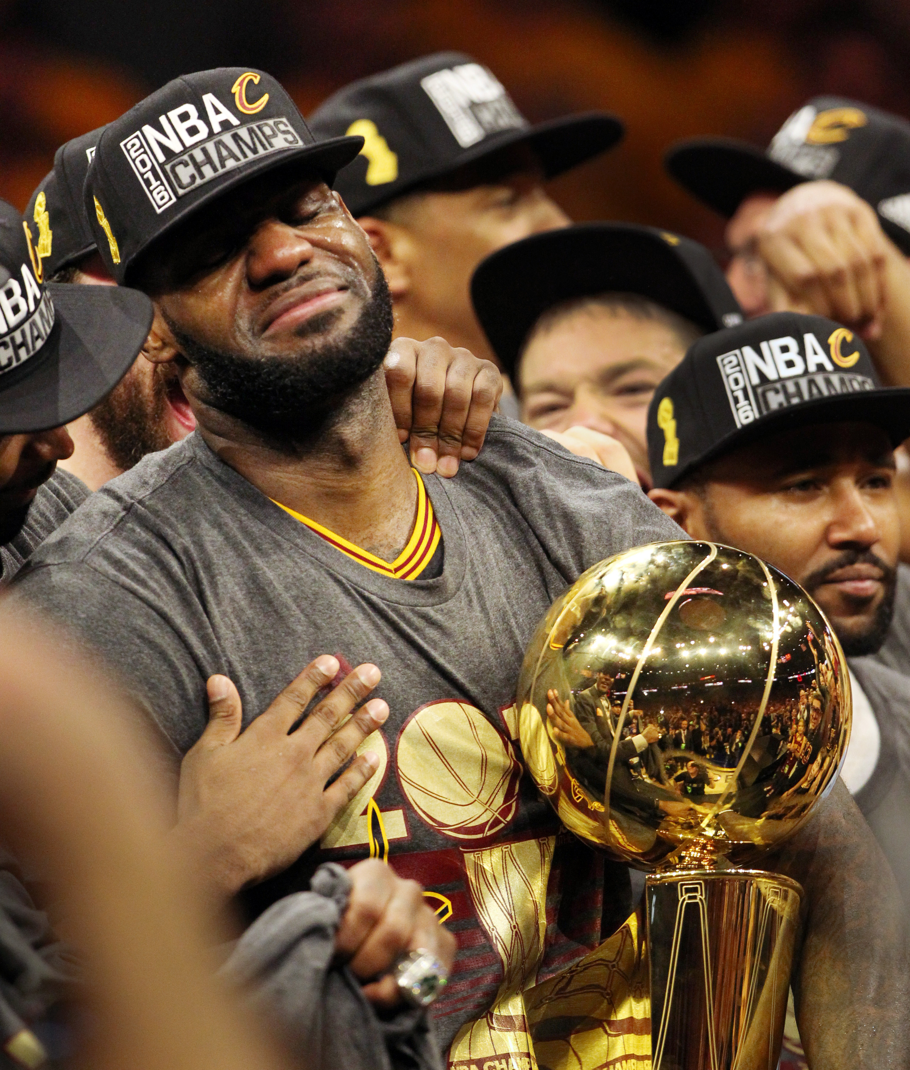 Limited Edition LeBron James RESPECT Hat (With Trophies)
