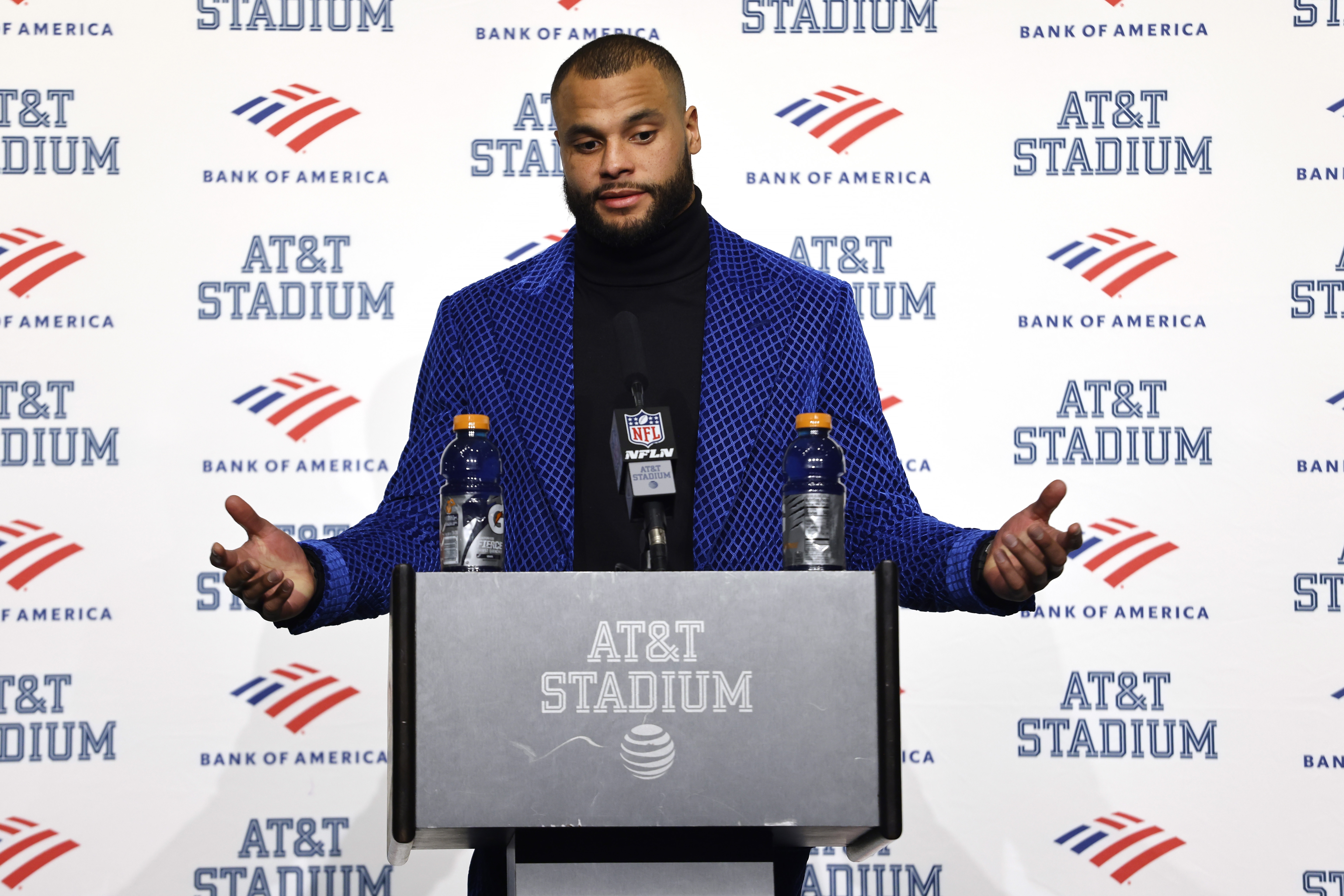 NFL Playoffs: Cowboys QB Dak Prescott expresses support for fans who threw  trash at refs after Wild Card loss to 49ers 