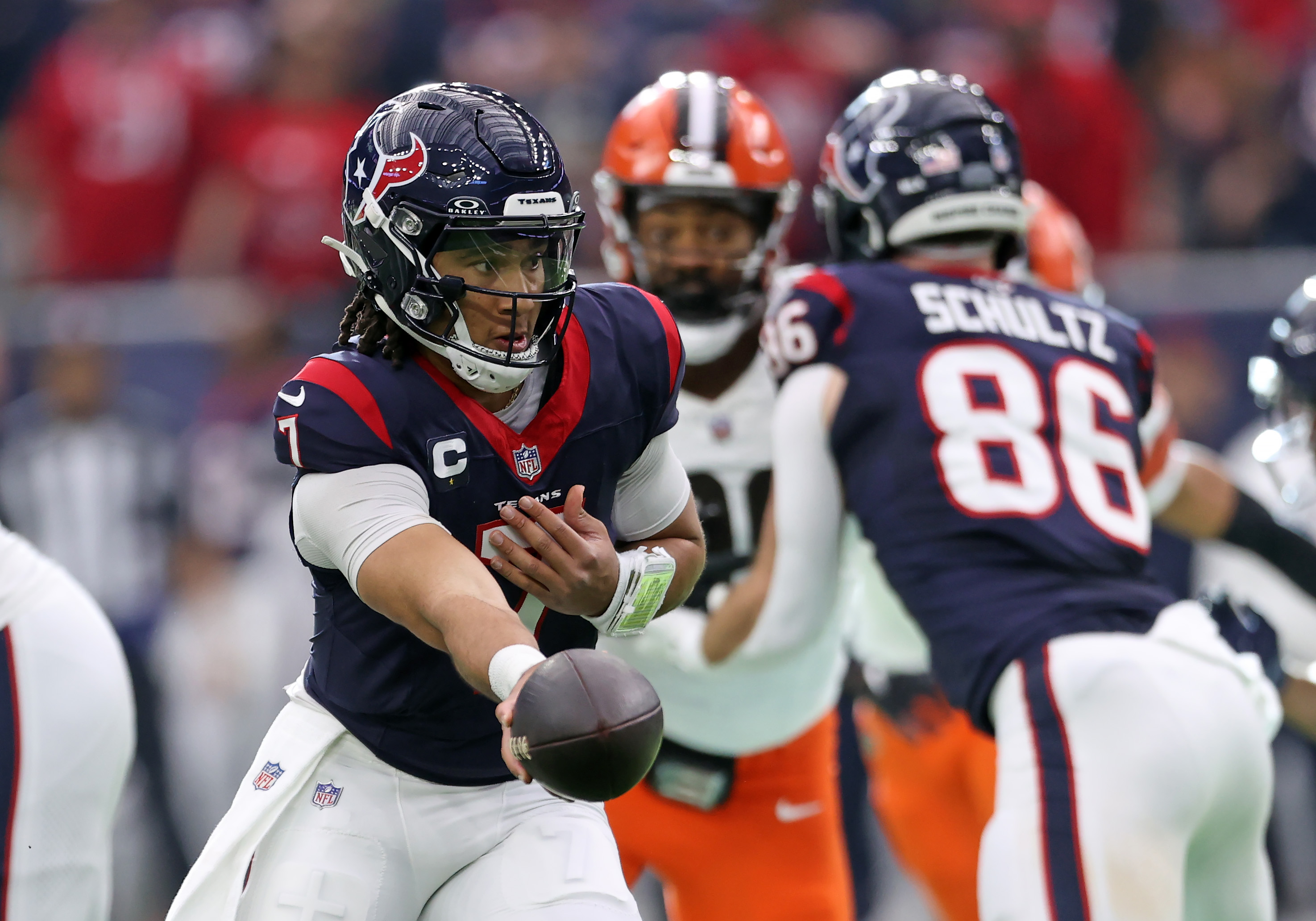 Houston Texans Quarterback C.J. Stroud Vs. The Cleveland Browns ...