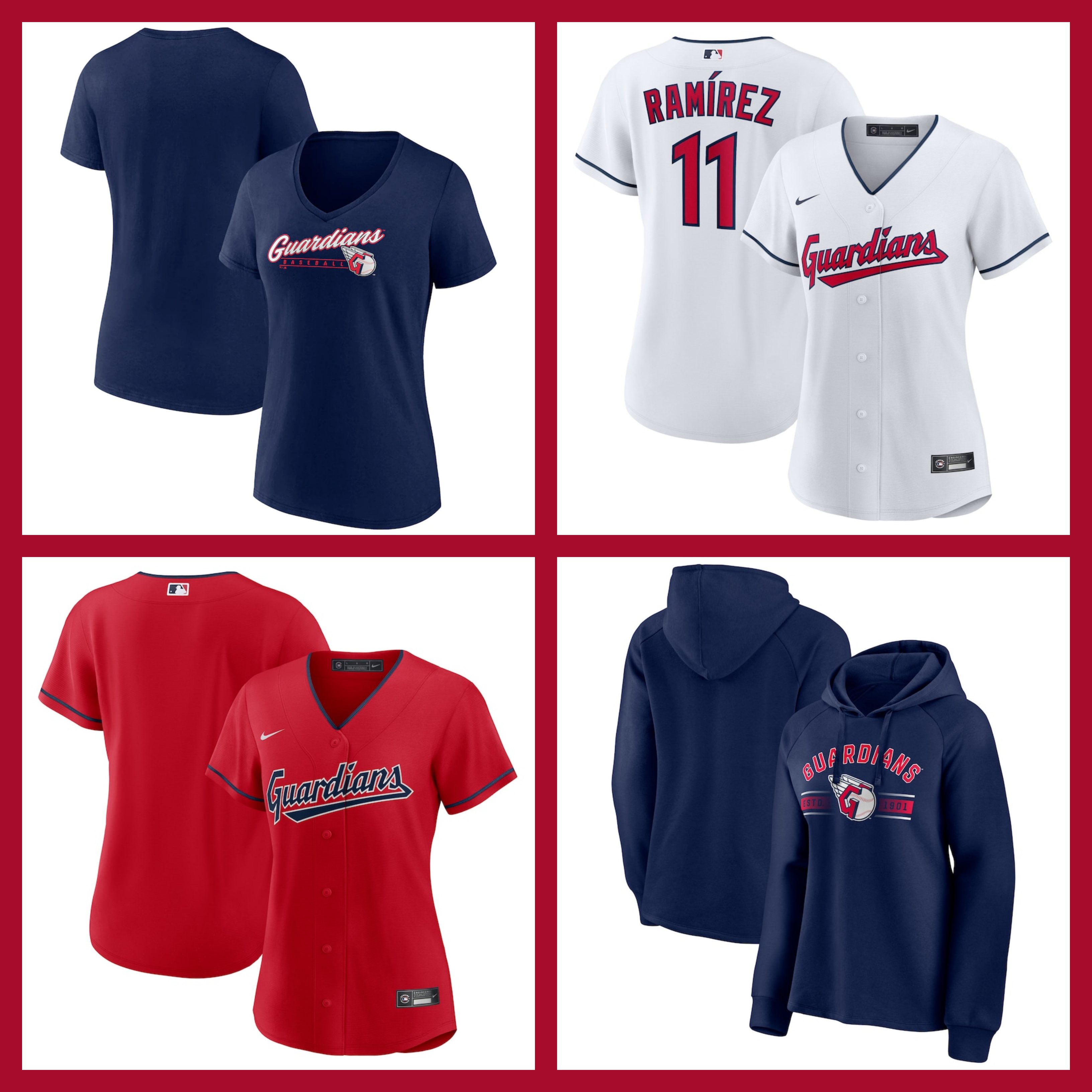 Got Cleveland Guardians fever? Show your spirit with apparel, hats