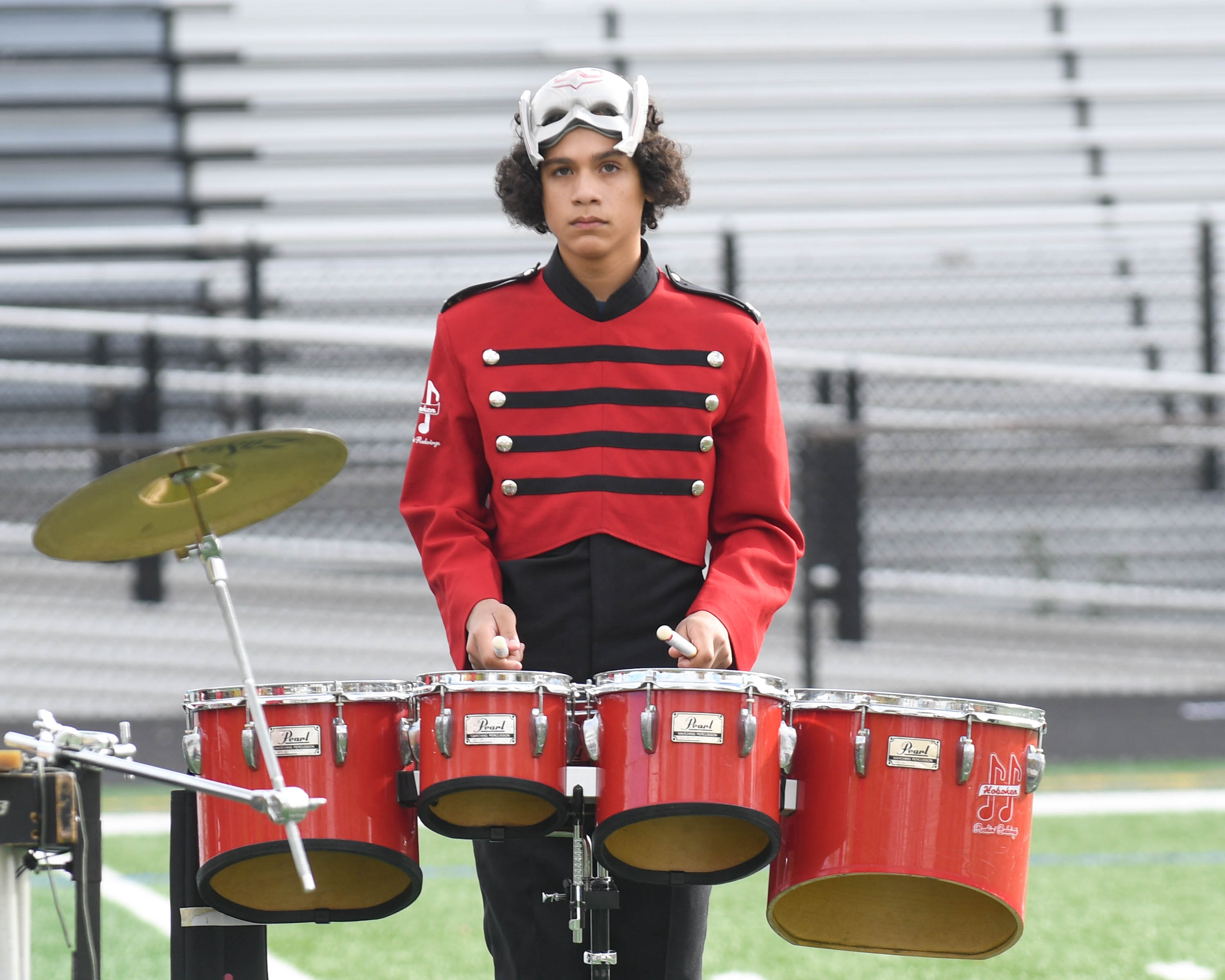 Marching Band Hoboken High School Performs "Thor's Hammer" on 10/29