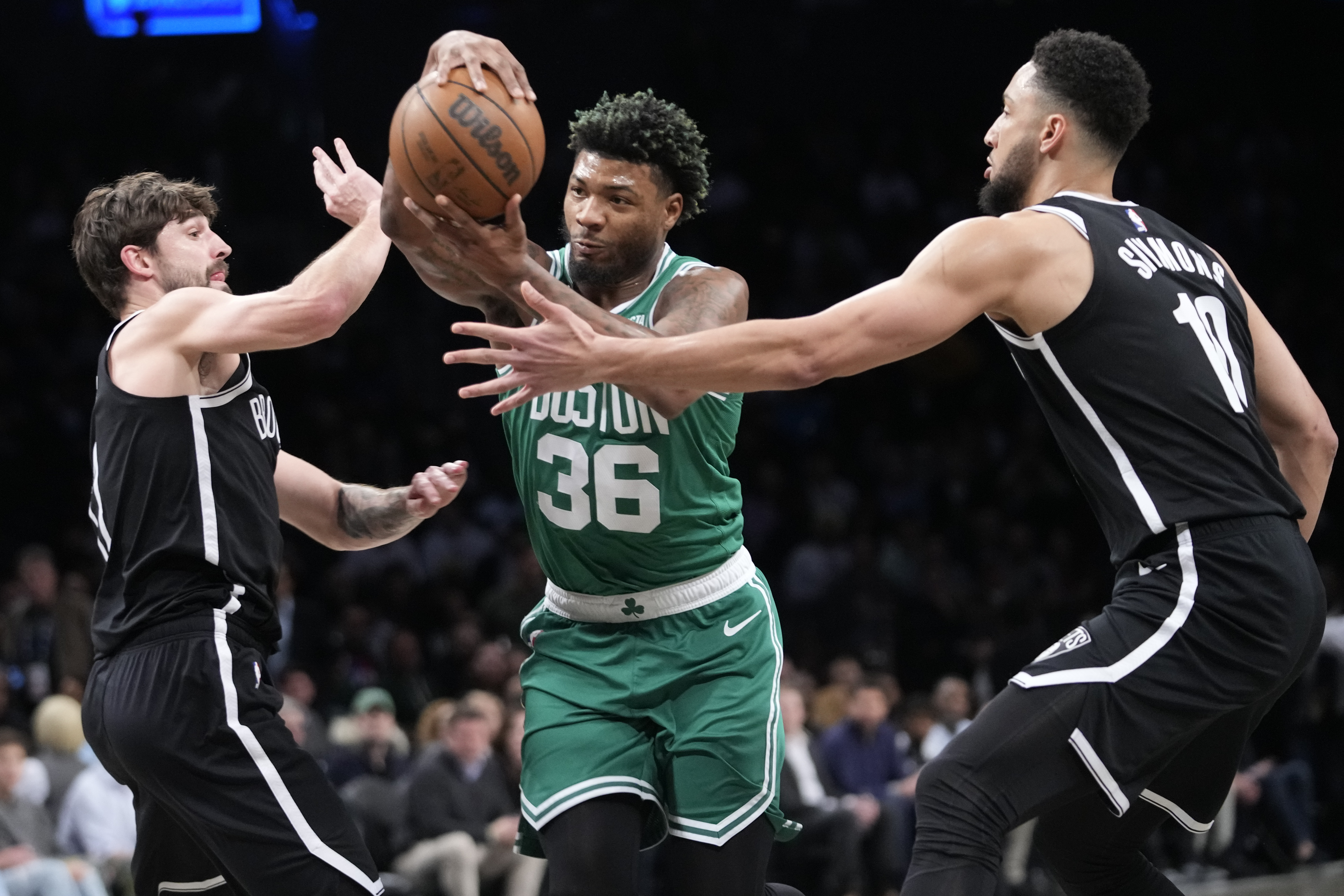 Celtics pull away in 4th, beat Nets 109-98 for 5th straight