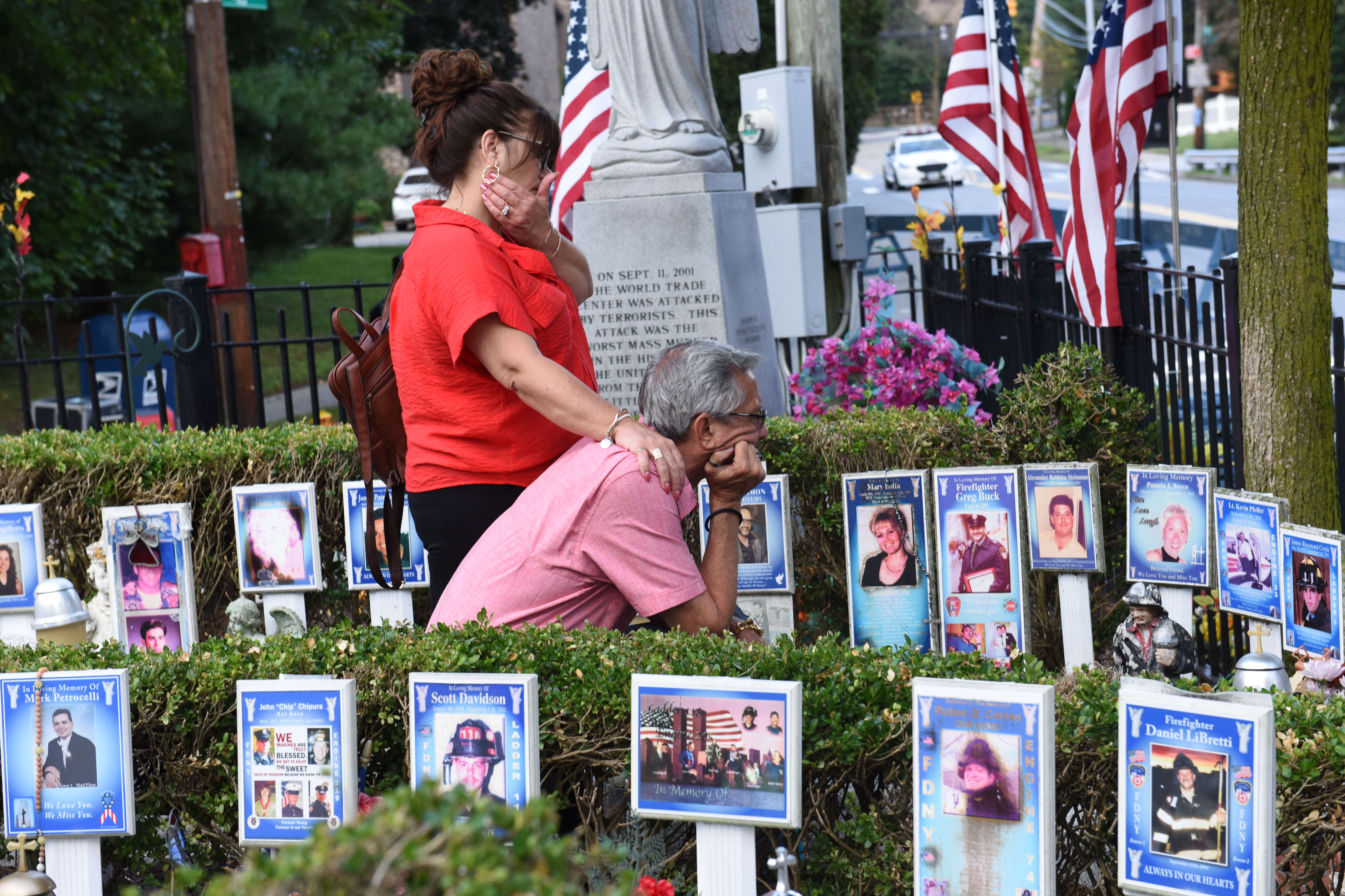 Angels Circle memorial honors 9 11 victims 22 years later