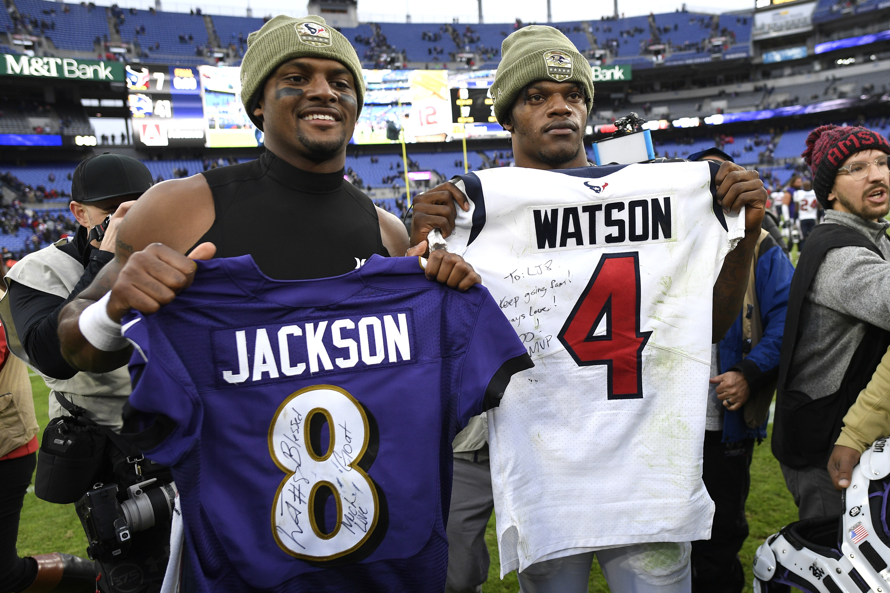 Deshaun Watson And Lamar Jackson Were College Rivals. Now They're