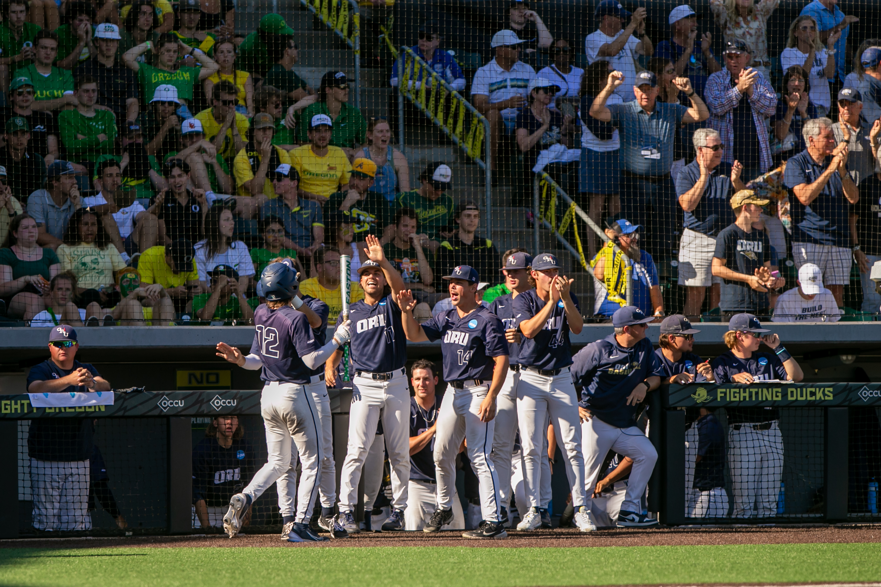 ORUBase Drops Game One of Eugene Super Regional - Oral Roberts University