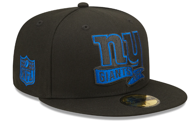 New York Giants New Era Ink Dye 2022 Sideline 9FIFTY Snapback Hat