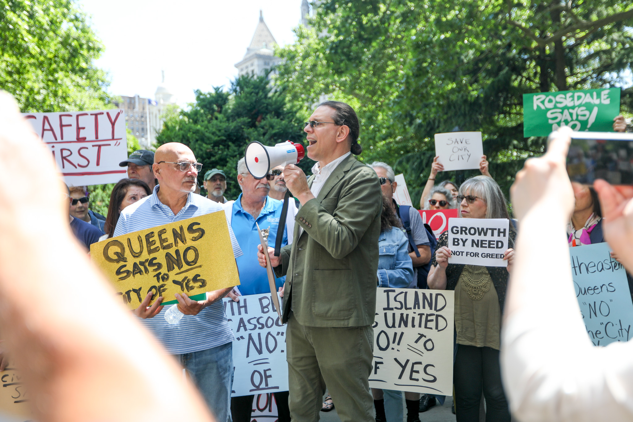 Staten Islanders, joined by citywide protesters, rally against major ...