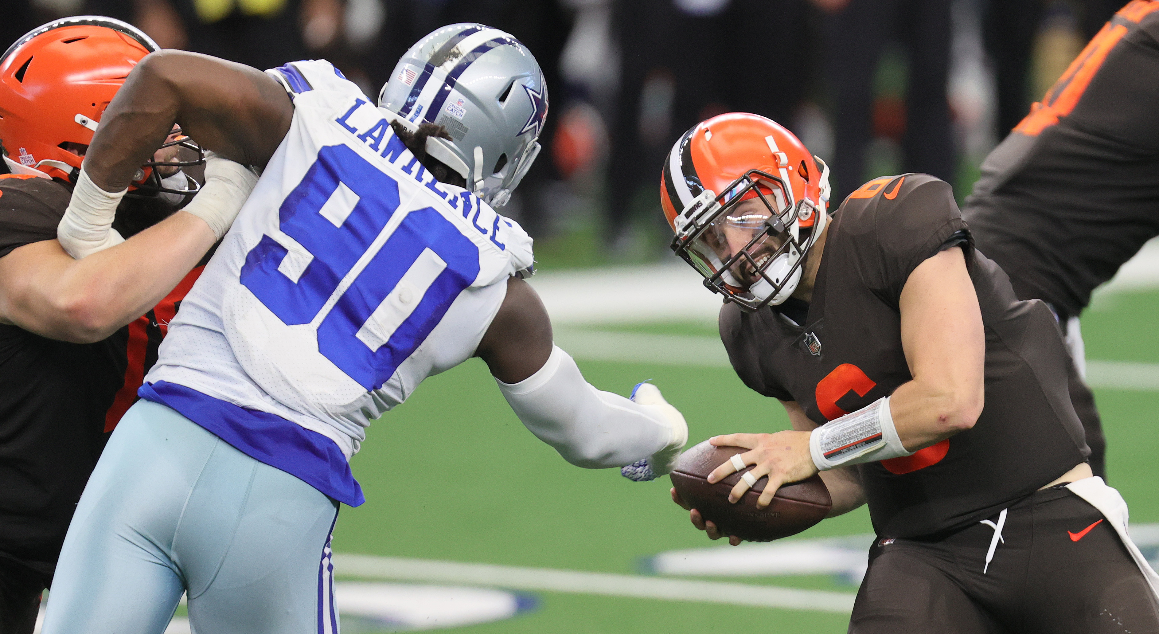 Cleveland Browns Baker Mayfield vs. Dallas Cowboys, October 4, 2020 