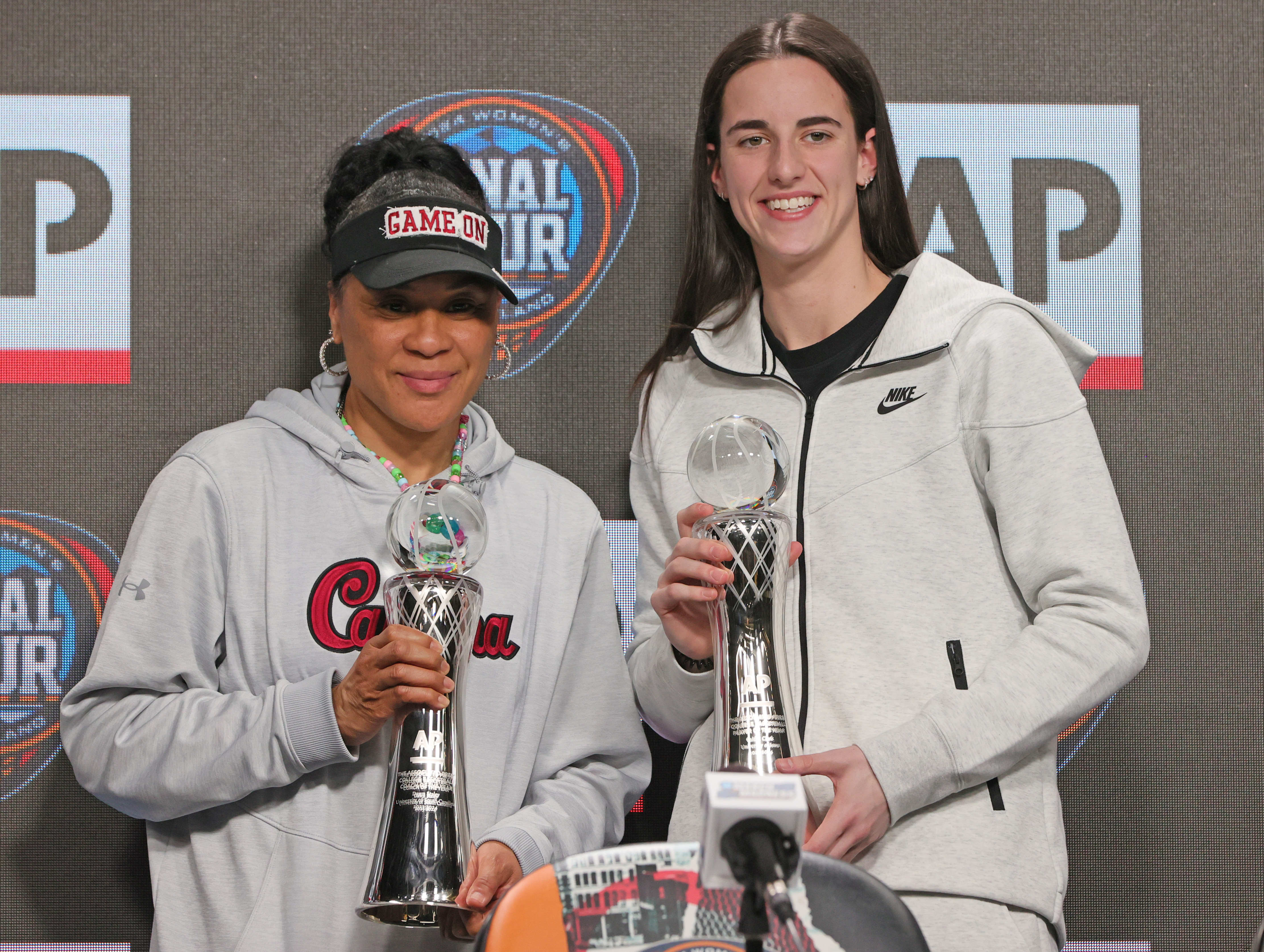 South Carolina's Dawn Staley picks up two coach of the year awards