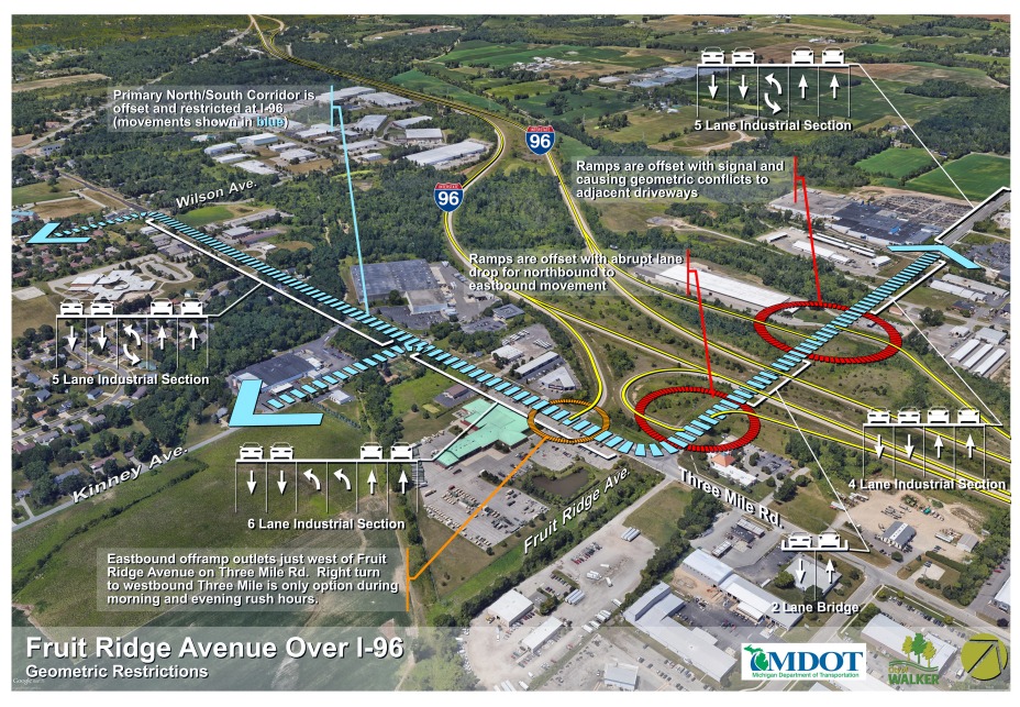 en route districtunitedarrows別注 downvest MDOT meeting to focus on major upgrades to bridge over I-96