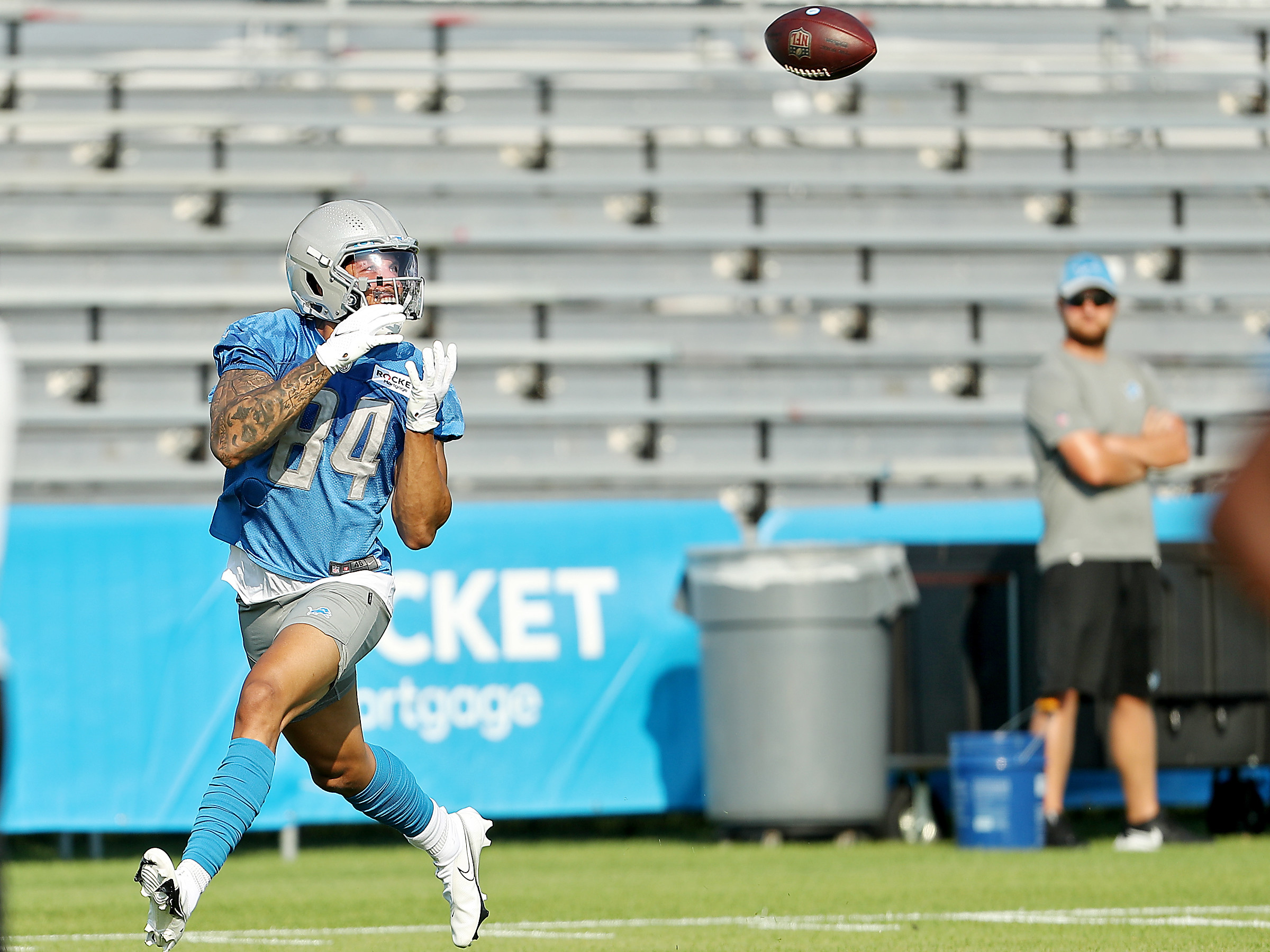 Detroit Lions rookie RB Jermar Jefferson avoids major injury to ankle 