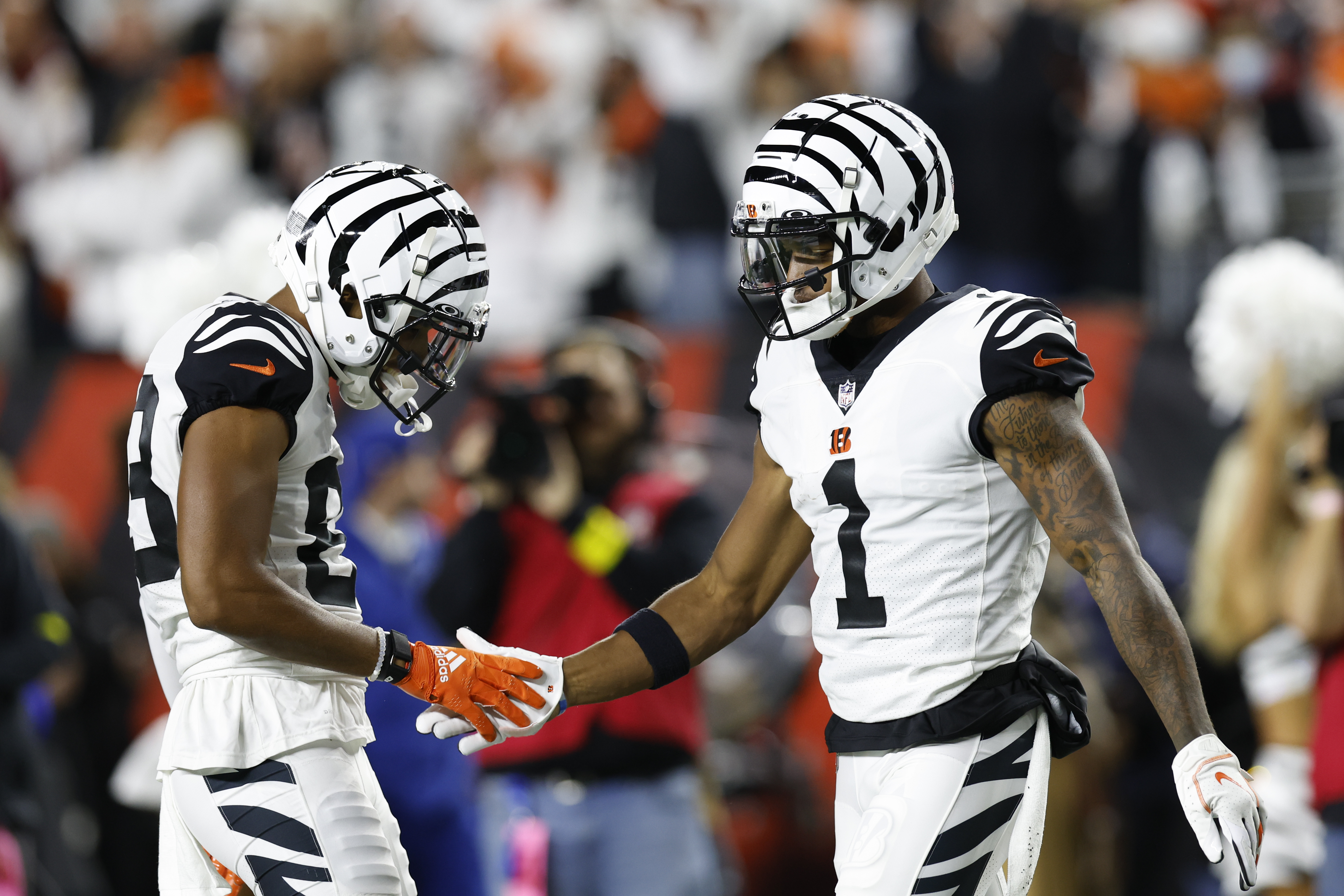 Moody on X: 2) This season, Ja'Marr Chase is tied for 2nd in receiving TDs  and receiving first downs. 3) Ja'Marr Chase, Tyler Boyd, and Tee Higgins  are the only team in