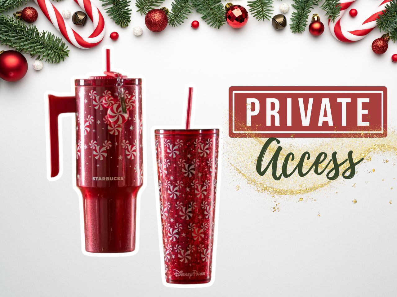 Mickey Mouse holiday Starbucks release: Private access 2-weeks