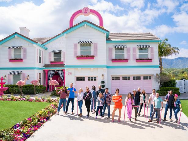 Barbie Dreamhouse Challenge': HGTV stars create replica of