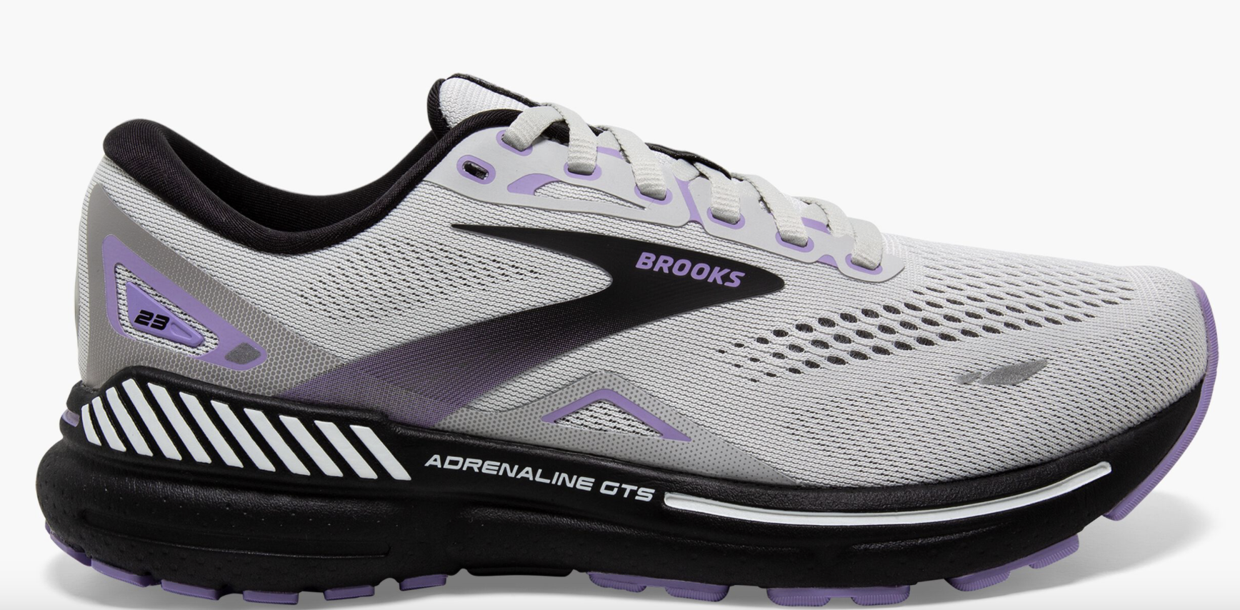 Brooks Adrenaline GTS 23‎ Mens 11 B Gray Purple Running Shoes 1203811B039 Brooks Adrenaline GTS 23 Women main image 4