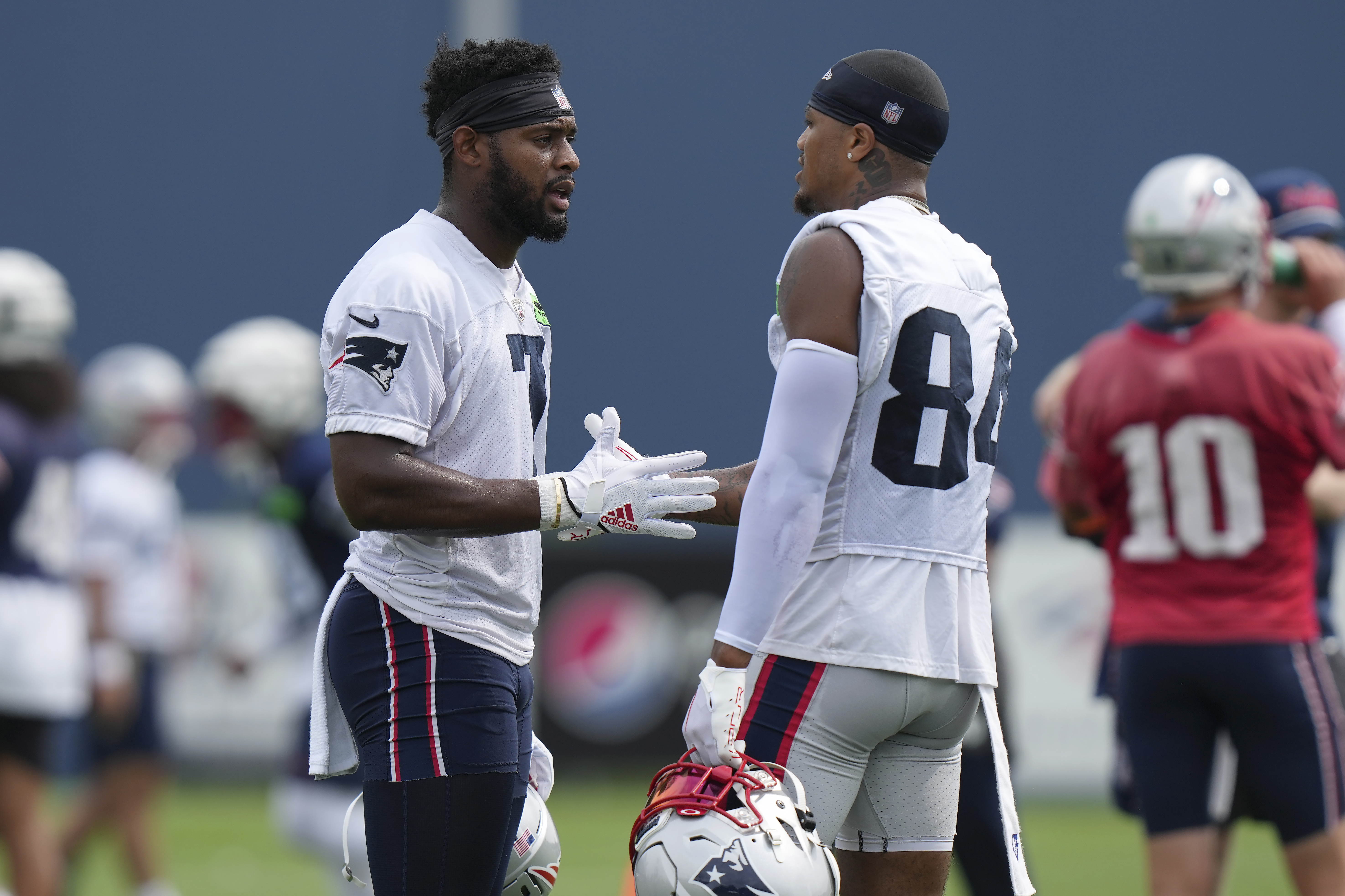 Kendrick Bourne offers early scouting report on 'blazing' Patriots rookie  receiver Tyquan Thornton