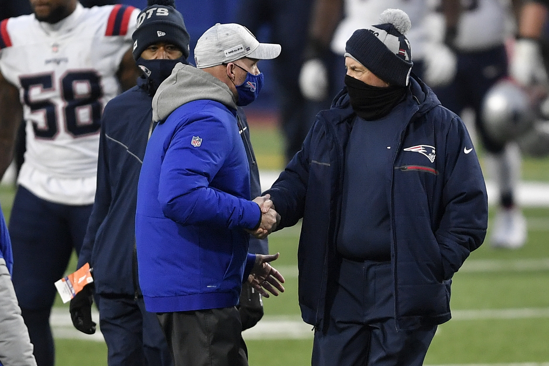 Bill Belichick downplays Bills playoff rematch, but momentum is