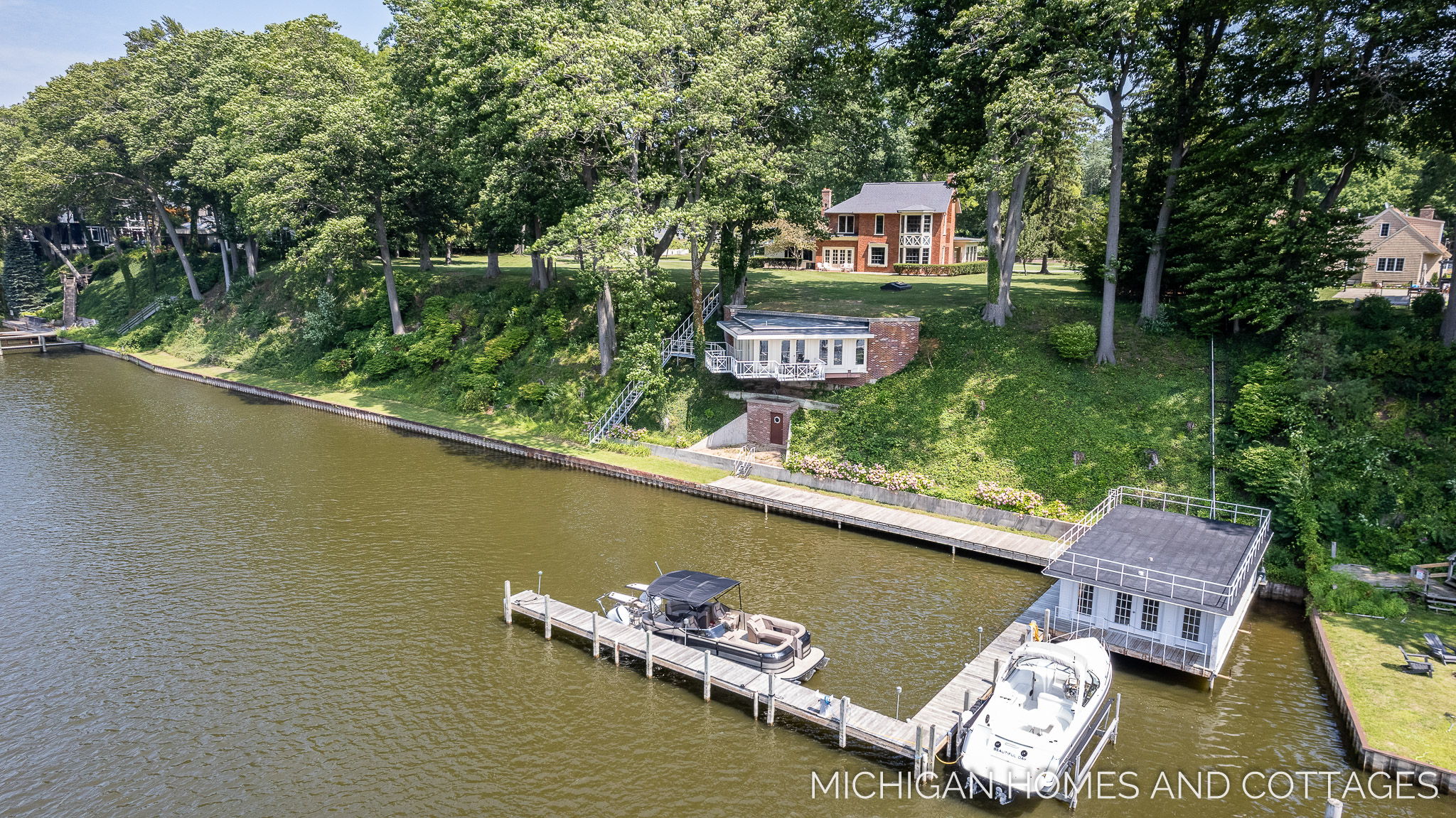 MLive House of the Week "Riverside" in Saugatuck