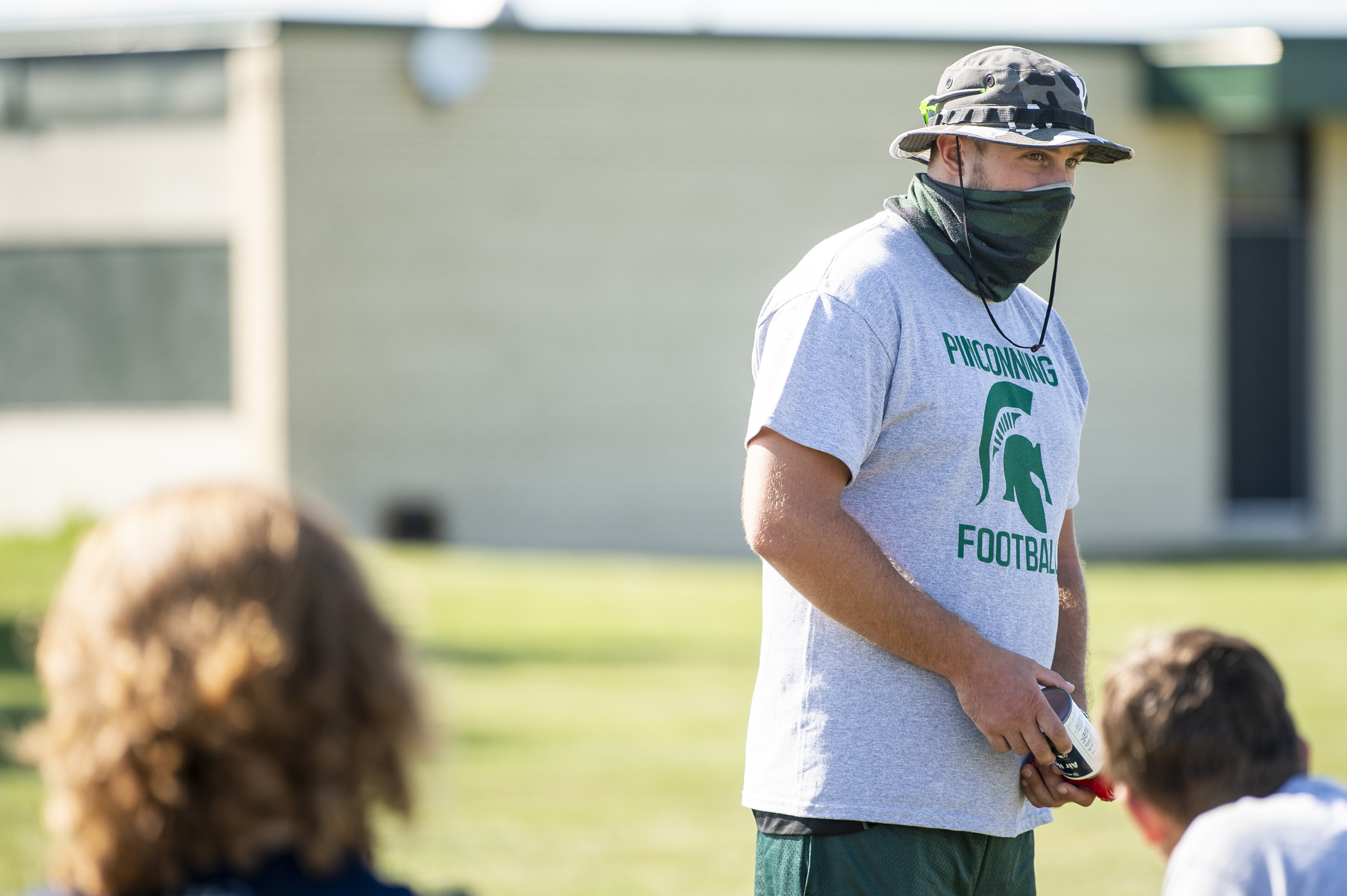 Pinconning football players strive during first week of practice