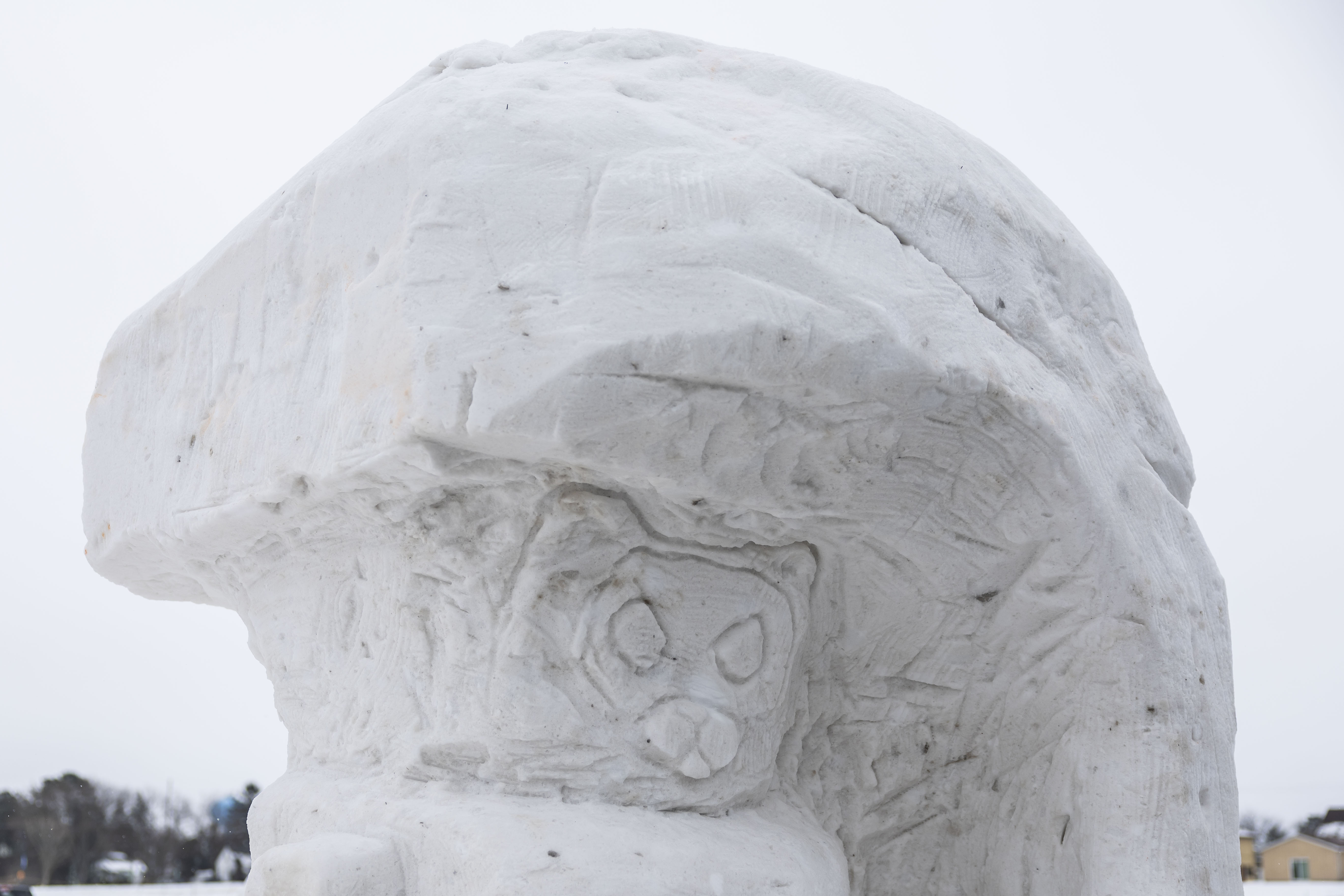 Final snow sculptures are on display at Zehnder's Snowfest 2026