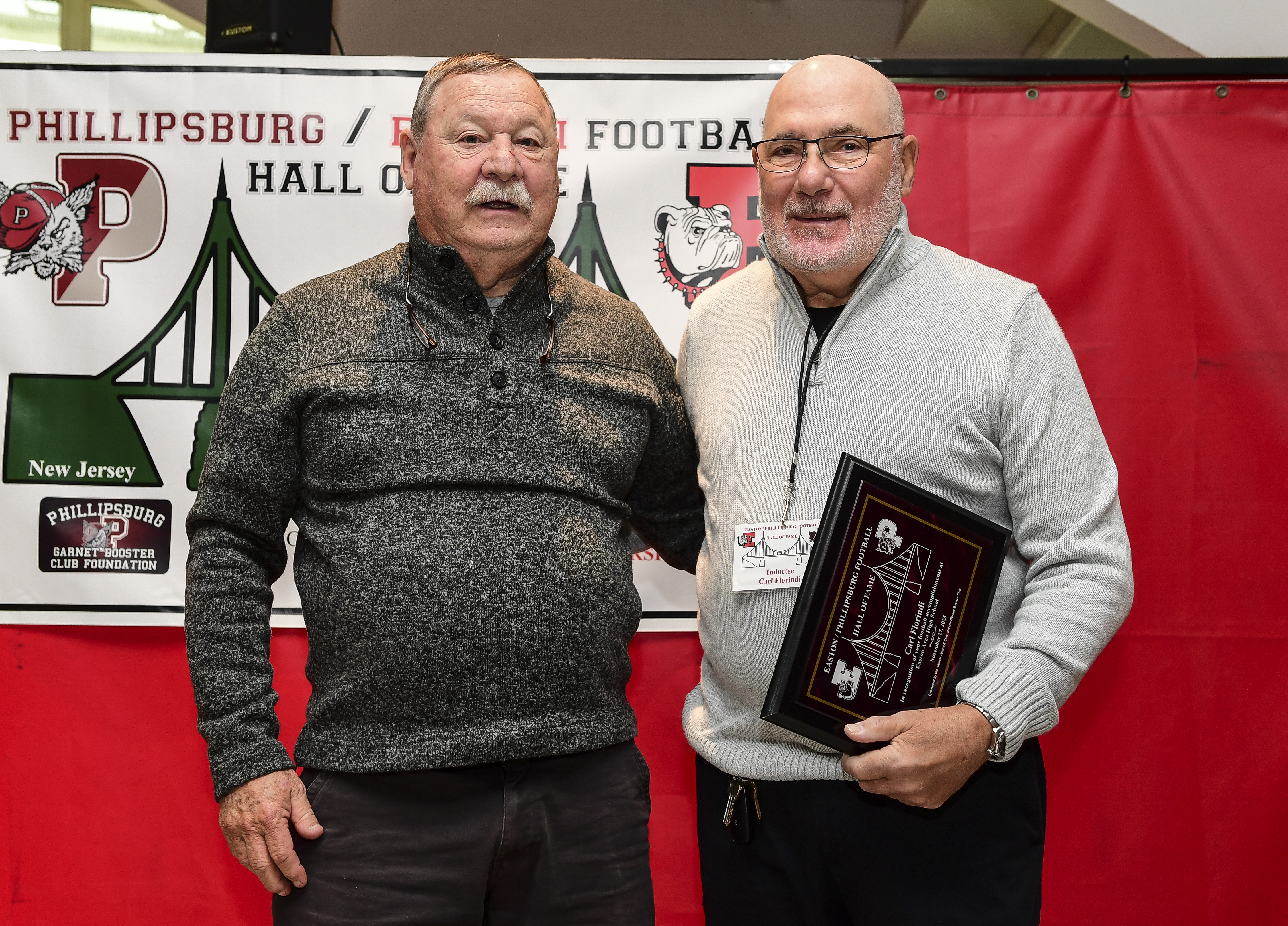 2025 Easton-Phillipsburg Football Hall of Fame inductions ceremony