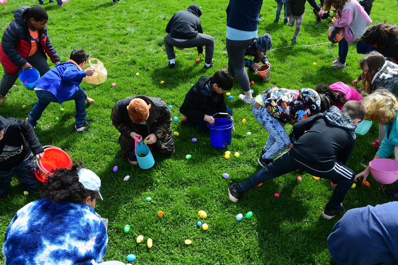 Easter egg hunt at Greater Valley YMCABethlehem
