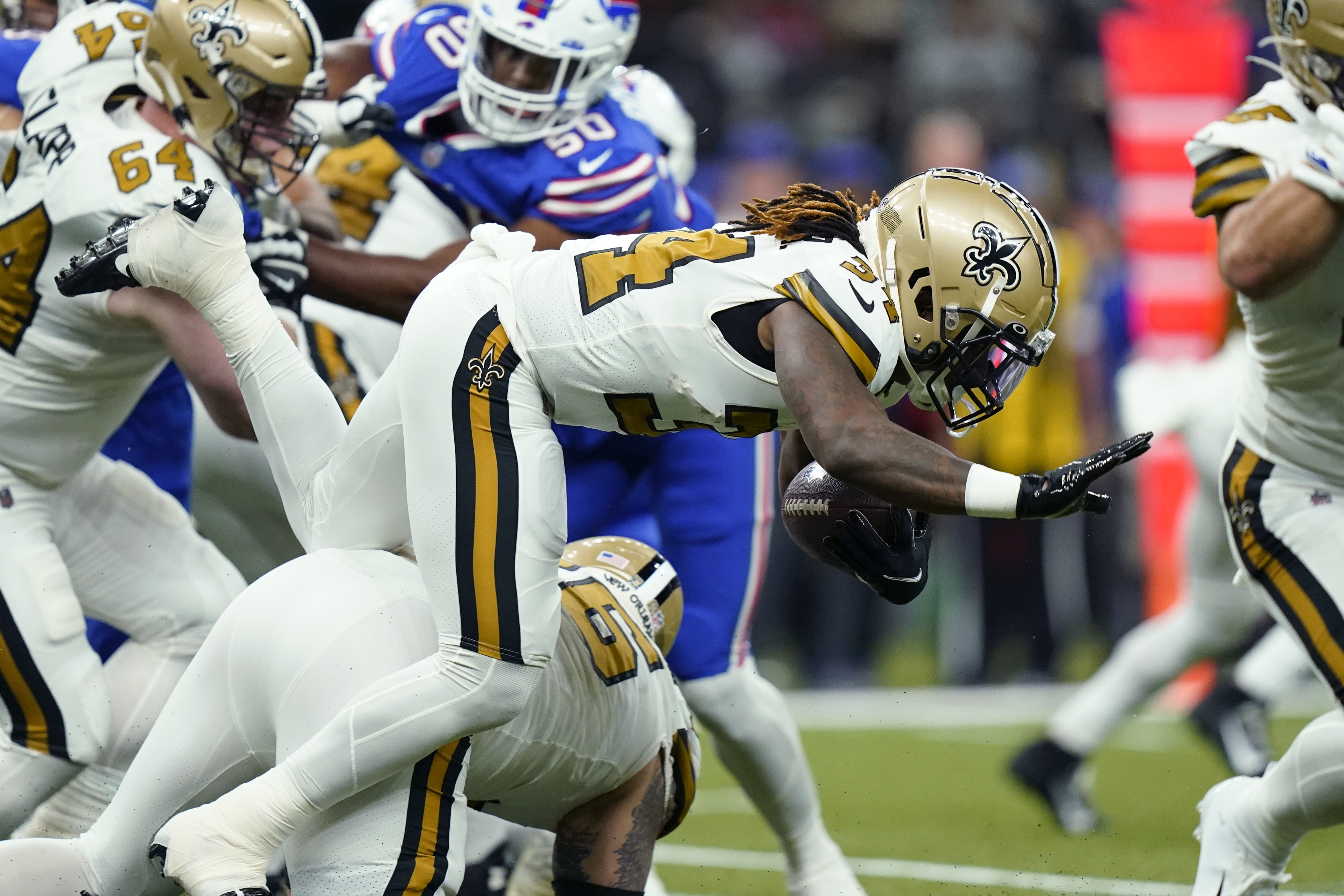 Bills get back on track with blowout victory over undermanned Saints