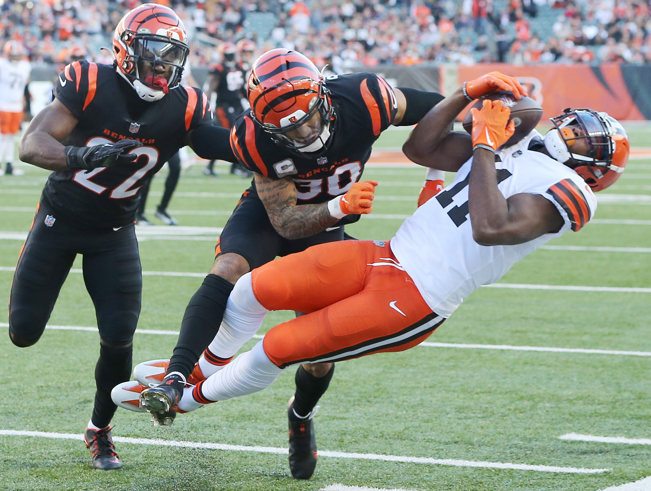 photographer Joshua Gunter's favorite photos from the Browns'  23-10 loss to the Bengals 