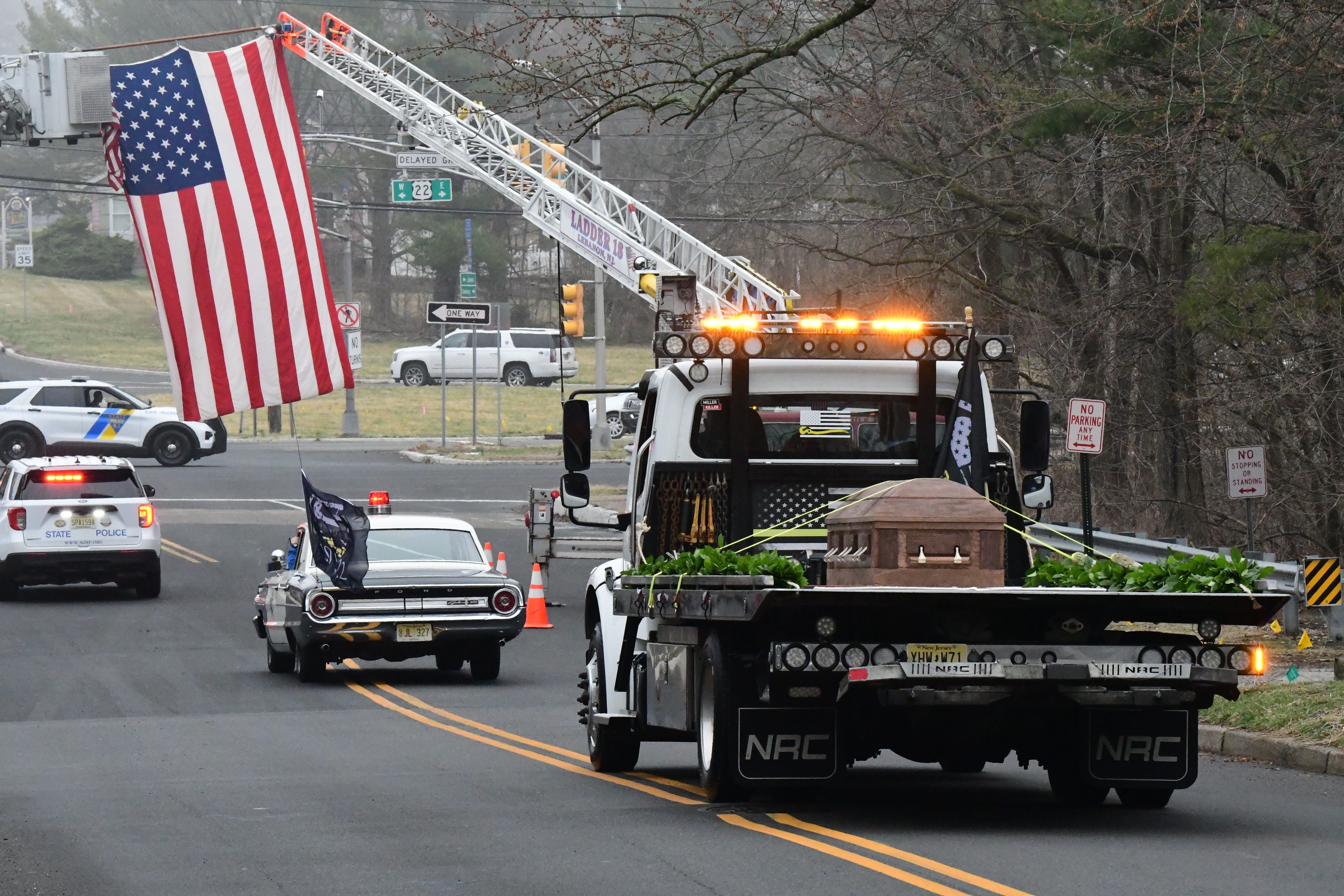 Funeral procession for Readington tow truck driver - nj.com