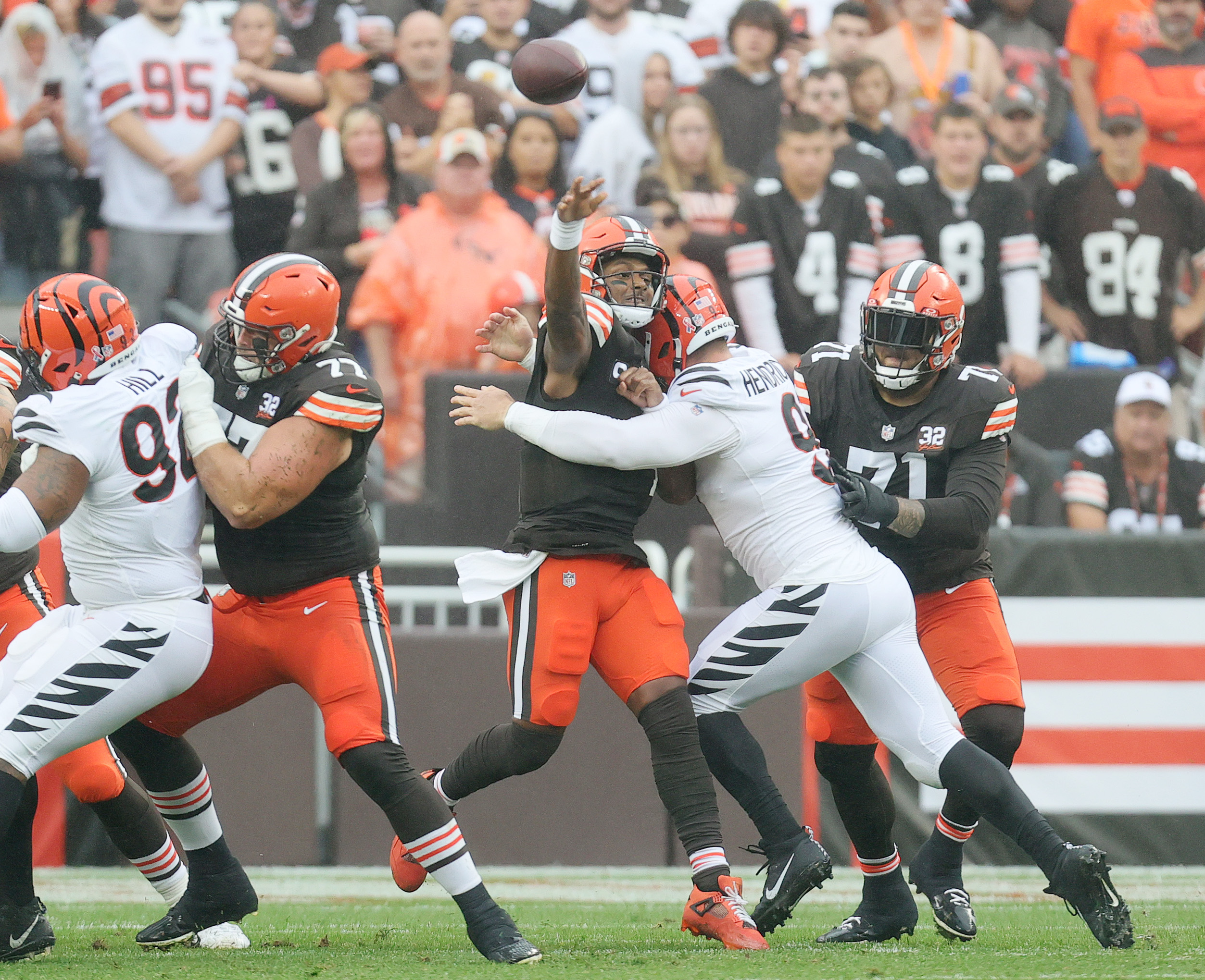 Cleveland Browns Deshaun Watson vs. Cincinnati Bengals, September