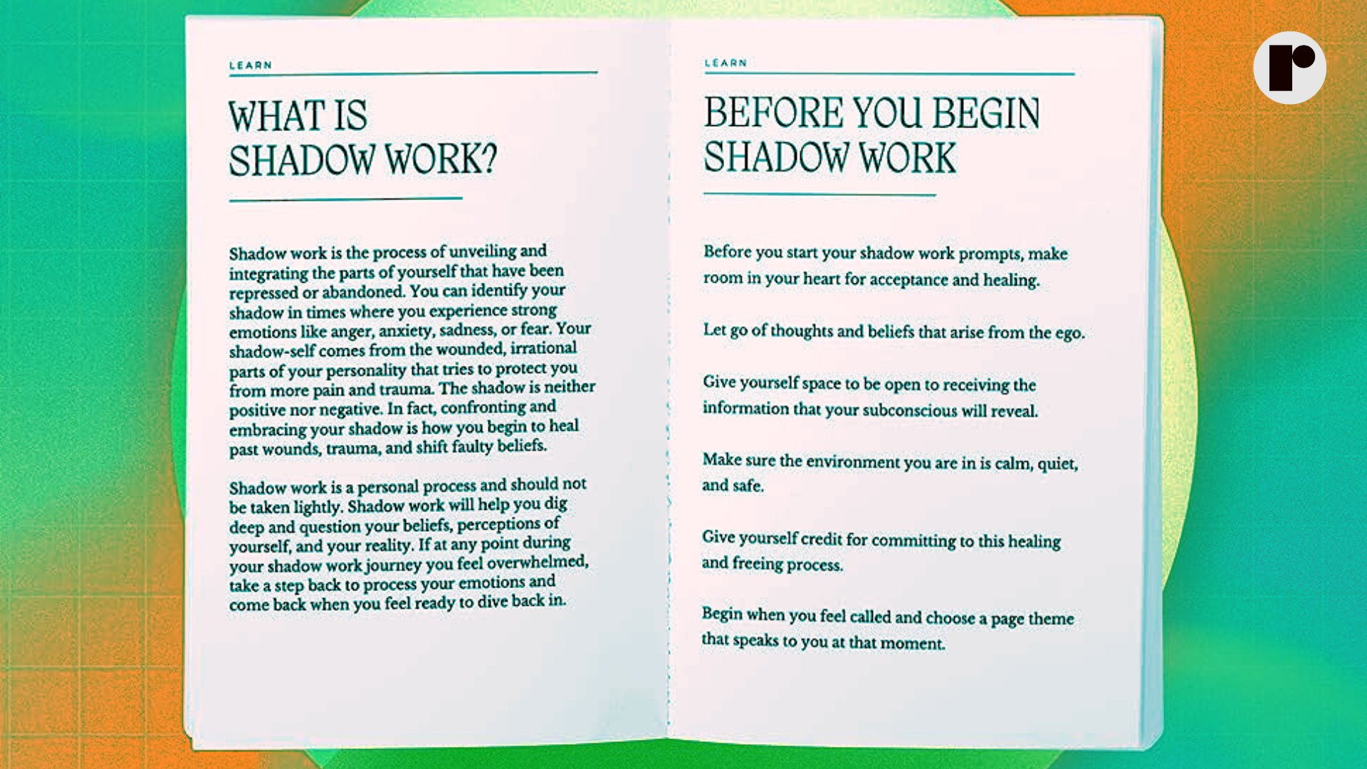 The Shadow Work Journal ✨ #shadowork #journal #viral